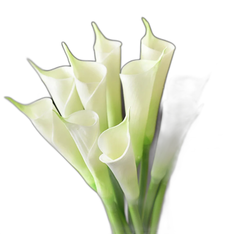 Calla Lily Artificial Flower Market Handicraft Silk Flower Indoor Flower Arrangement Decorative Ornaments Artificial Bouquet