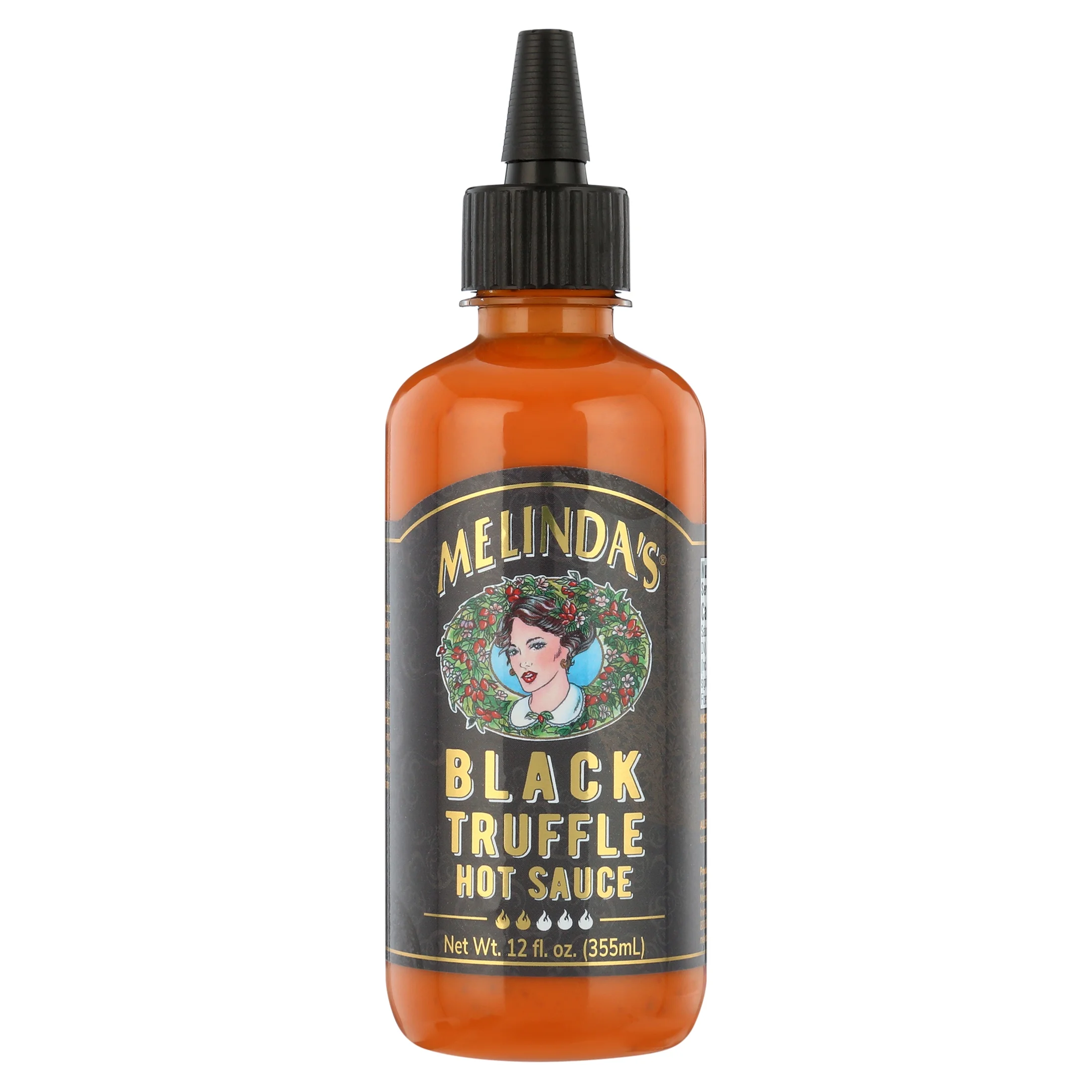 Melinda's Black Truffle Hot Sauce, Condiment and Sauce, 12 oz