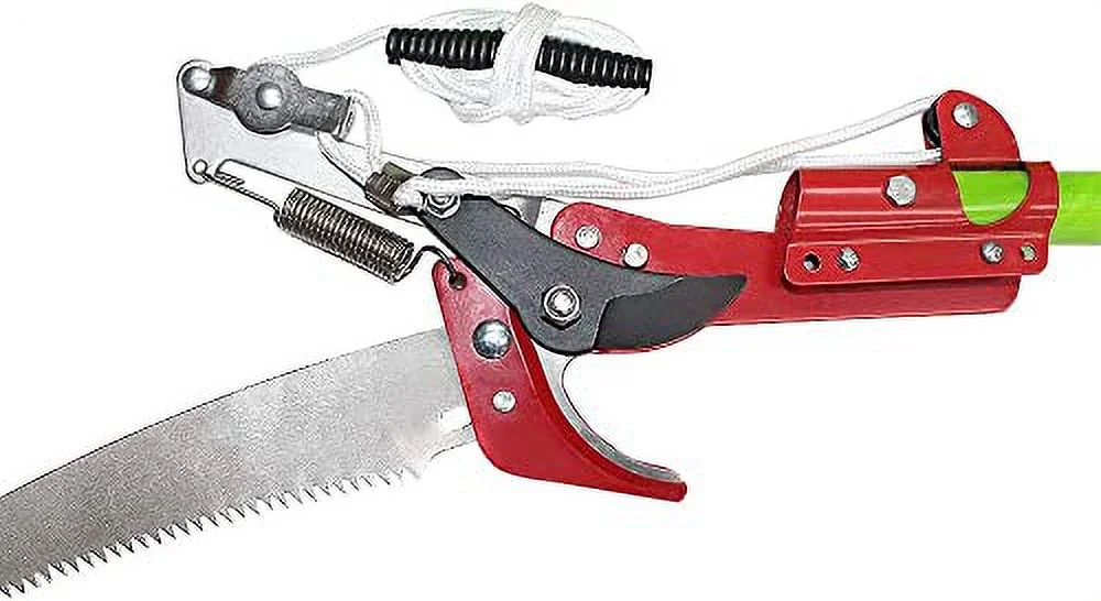 ZXMT 26 Feet Tree Pole Pruner Manual Branches Trimmer Pole Set Extension Cut Tree Branch Garden Tools Loppers Hand Pole Saws (10PCS)