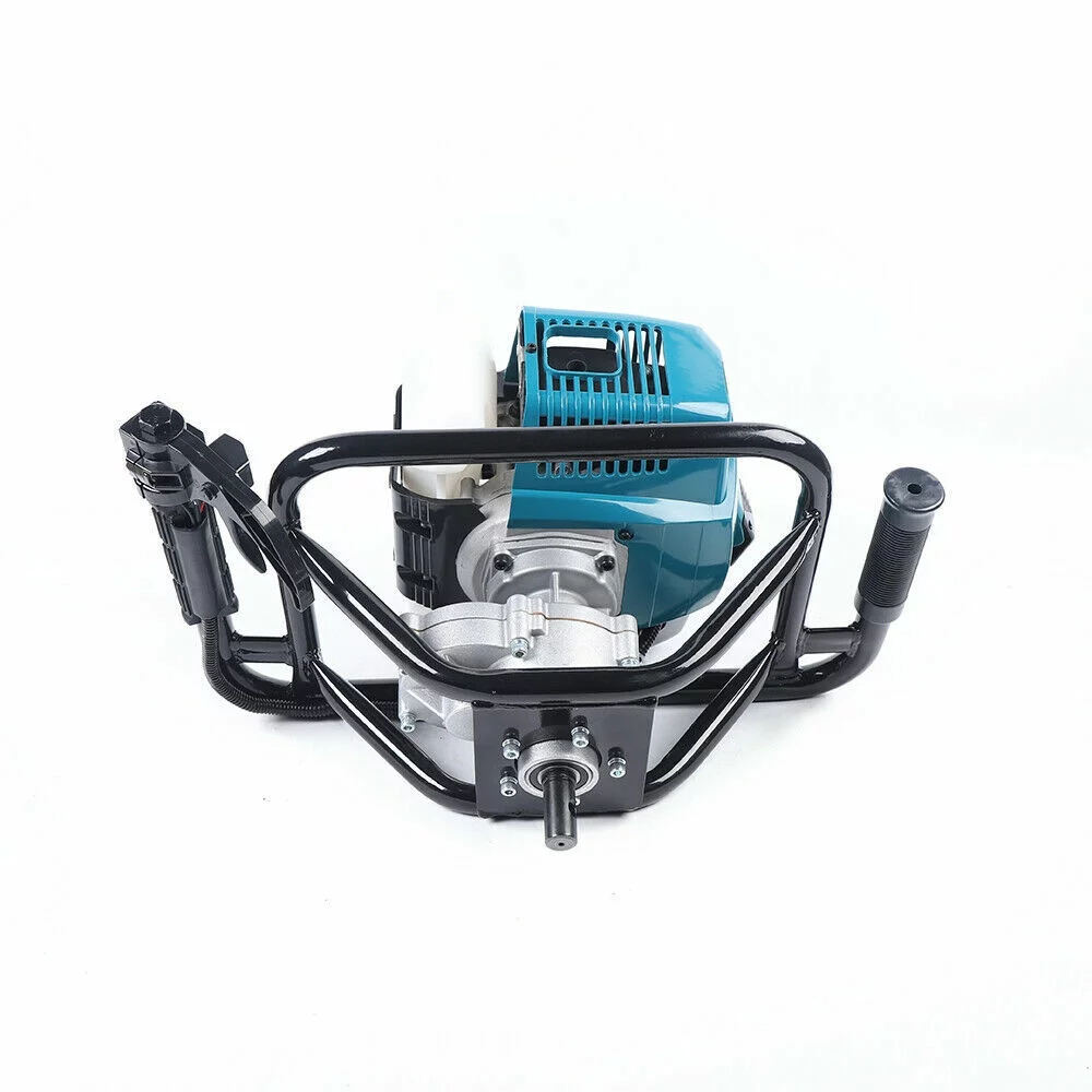 DENEST 52CC 2 Stroke Post Hole Digger Gasoline Powered Soil Earth Auger Borer Driller with 4