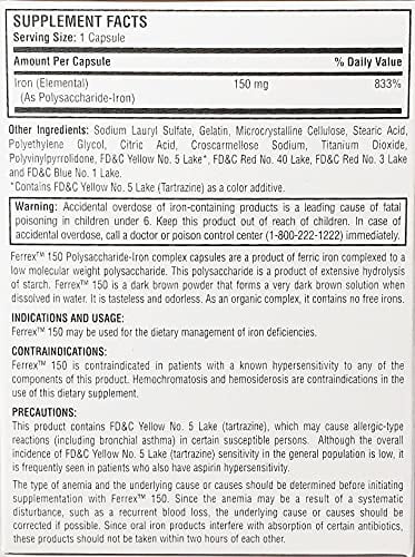 Major Ferrex-150 Polysaccharide-iron Complex Capsules 10 X 10 by MAJOR PHARM (PGN)