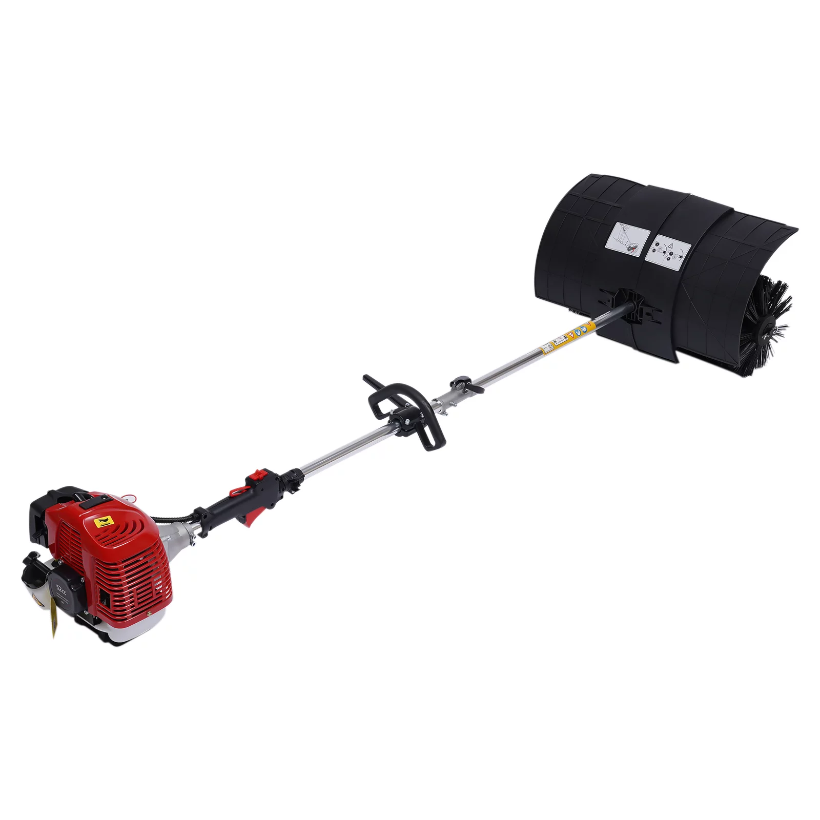 TOOL1SHOoo Hand Push Sweeper Machine Blower,52cc 2 Stroke 2.3HP Gasoline Sweeper (With Blower)