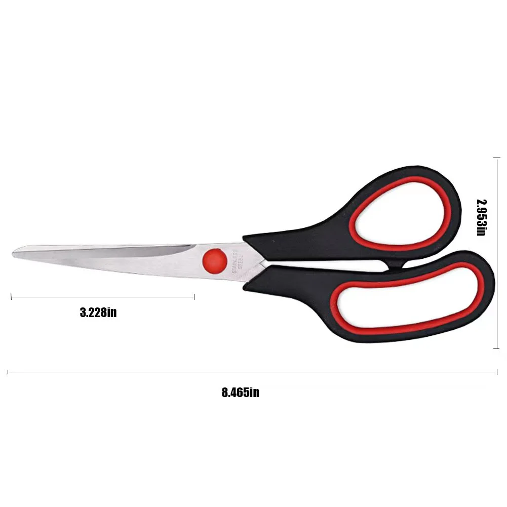 Scissors,Multipurpose office Scissors,8.5 Inch Ultra Sharp Shears, Comfort-Grip Handles Household scissorsSturdy Sharp Craft Supplies - Pack of 3, Right/Left Hande