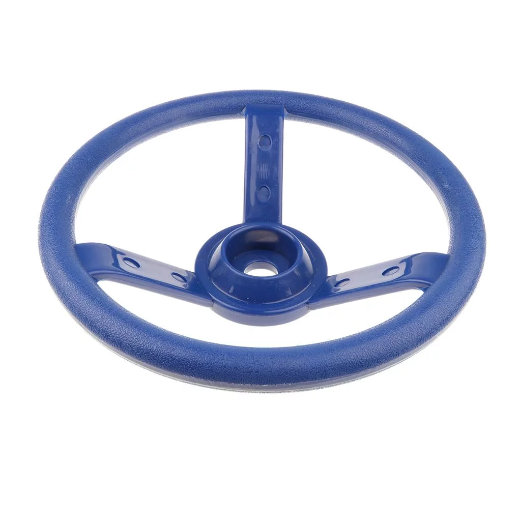 10 inch Swingset Steering Wheel Attachment Playground Swing Set Accessories (Comes with Mount Screws Hardware ) - Blue