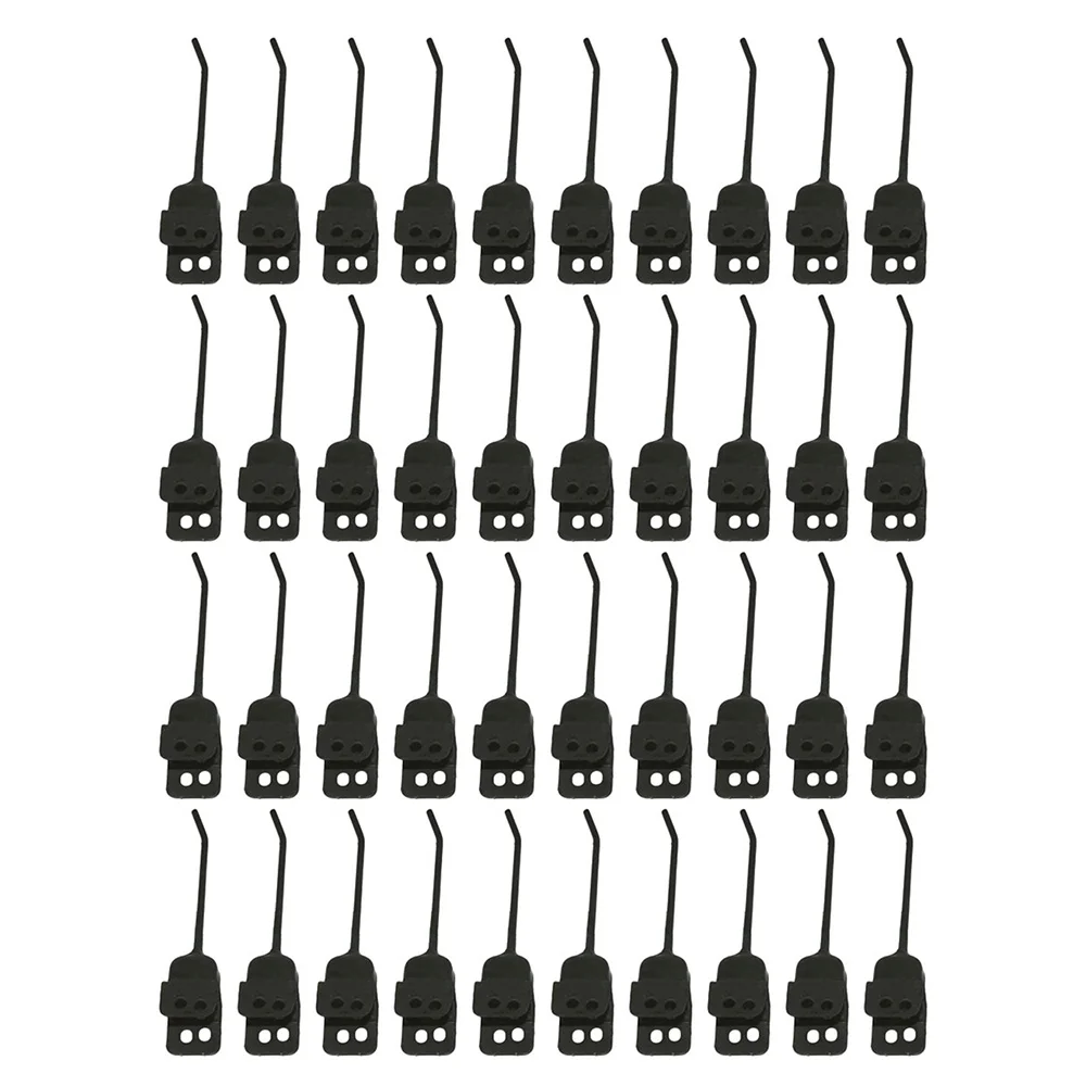 RAParts 40 Pk Left Hand Rubber Mounted Rake Teeth Fits Ford New Holland 216 258 259 850613DS