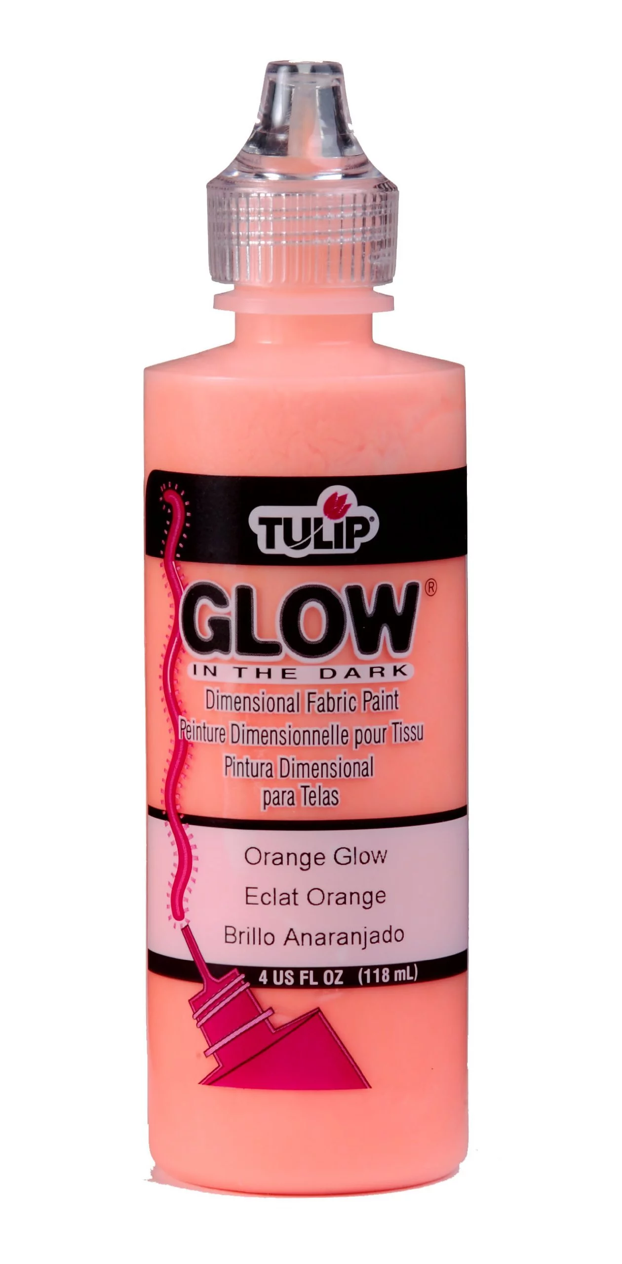 Tulip Slick Brown Dimensional Fabric Paint, 4 fl oz