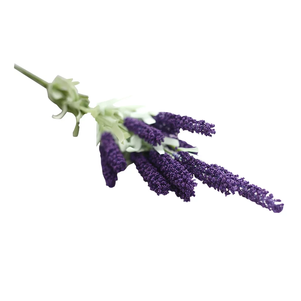 Bnnlsa Faux Plants Indoor Coffee Table Decor Artificial Fake Lavender Plastic Plant Flowers Home Garden Wedding Decor Clearance