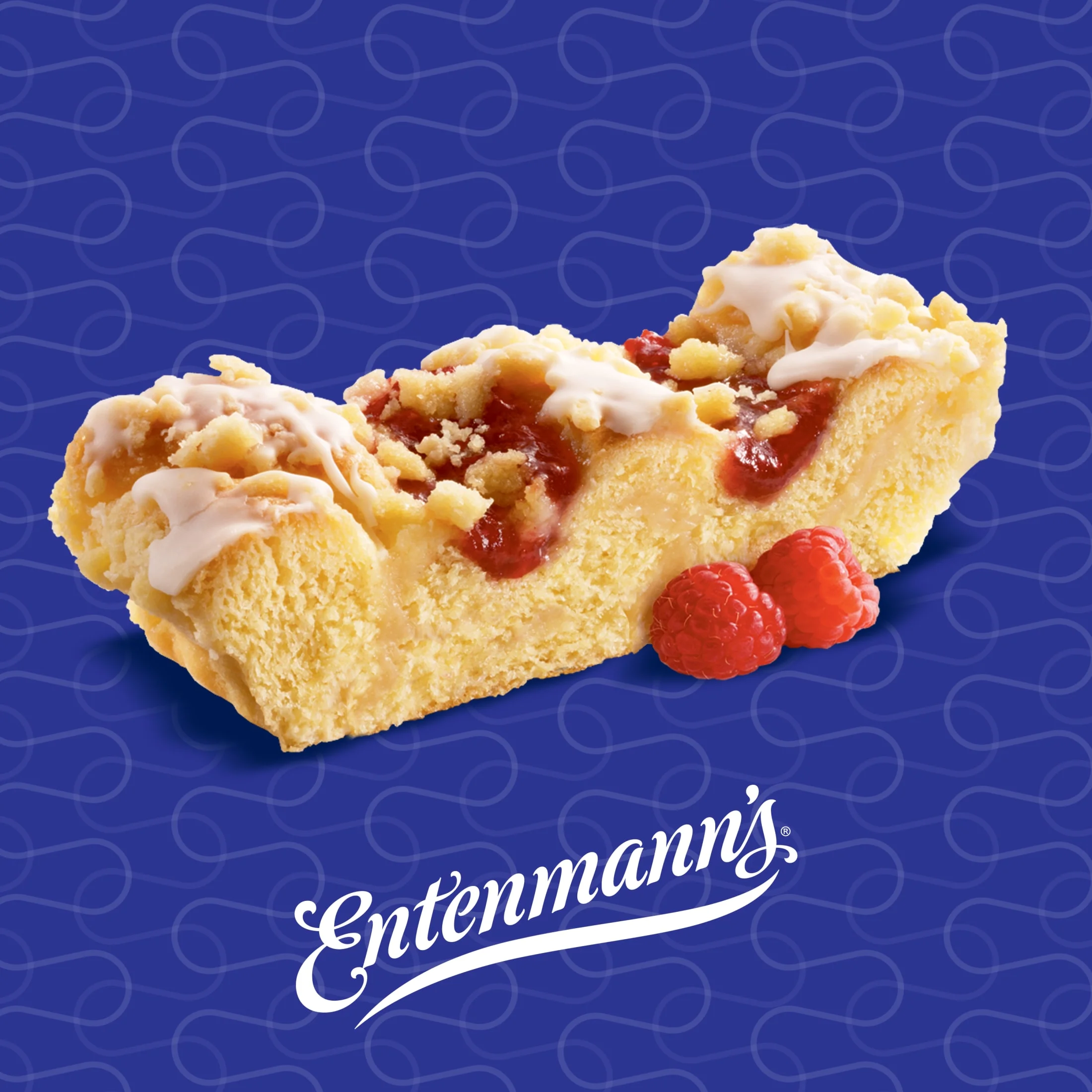 Entenmann's Raspberry Danish Twist, 15 oz, Soft Danishes, Tray