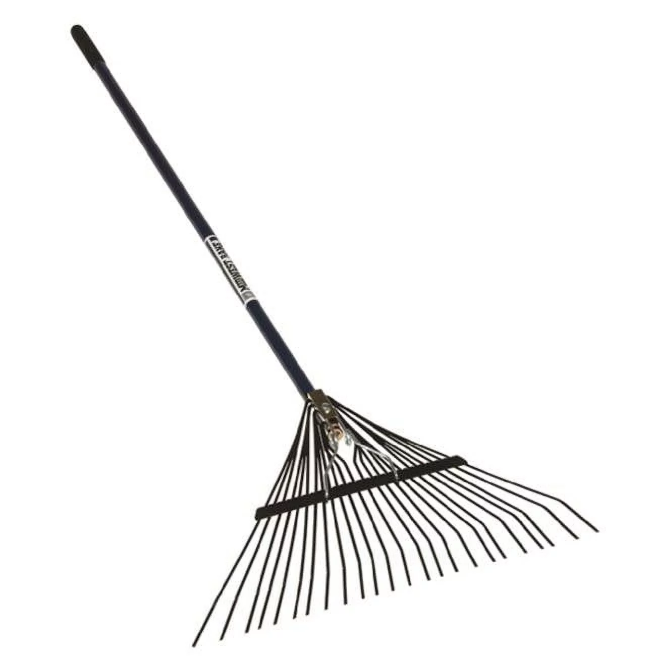S400 Lawn Rake Steel Head 24-Tine 54 in. Fiberglass Handle