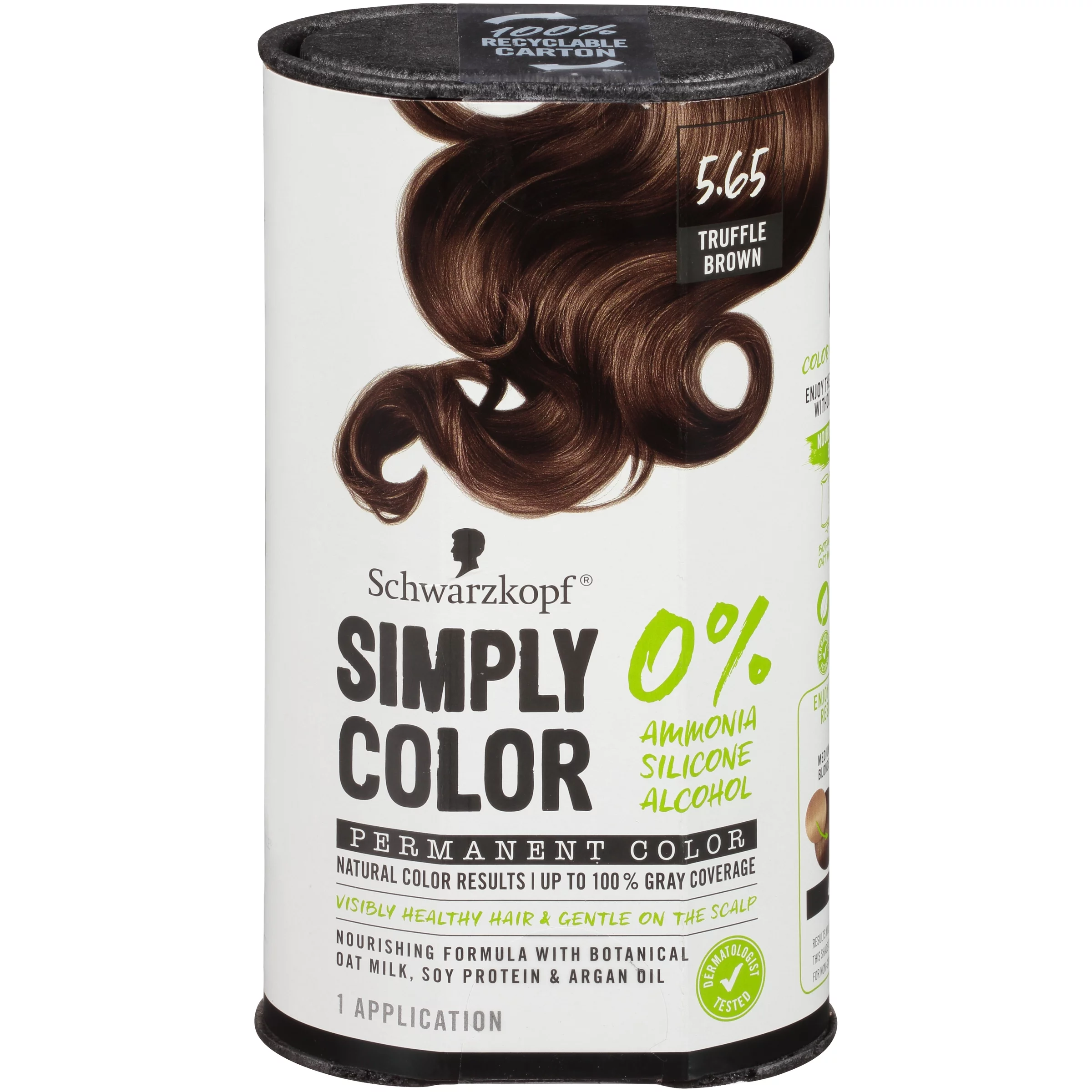 Schwarzkopf Simply Color Permanent Hair Color, 5.65 Truffle Brown