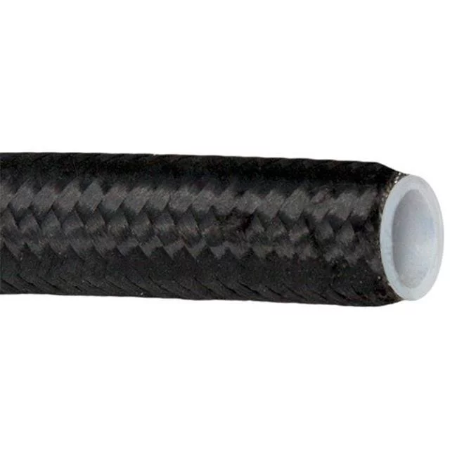 5350820 -8 Anx 45 deg Black Nylon Stainlestainless Steel Braid Hose
