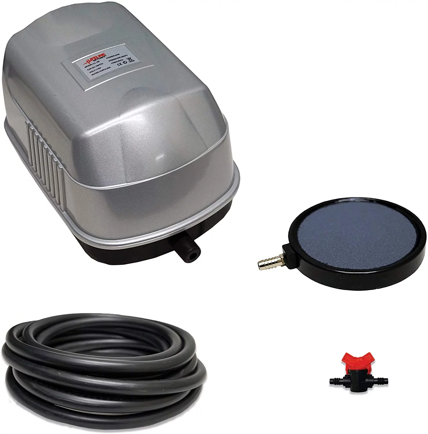 Anjon Manufacturing Lifeline Aeration Kit 1.41 CFM for 2,500 Gallon Pond LL-20K