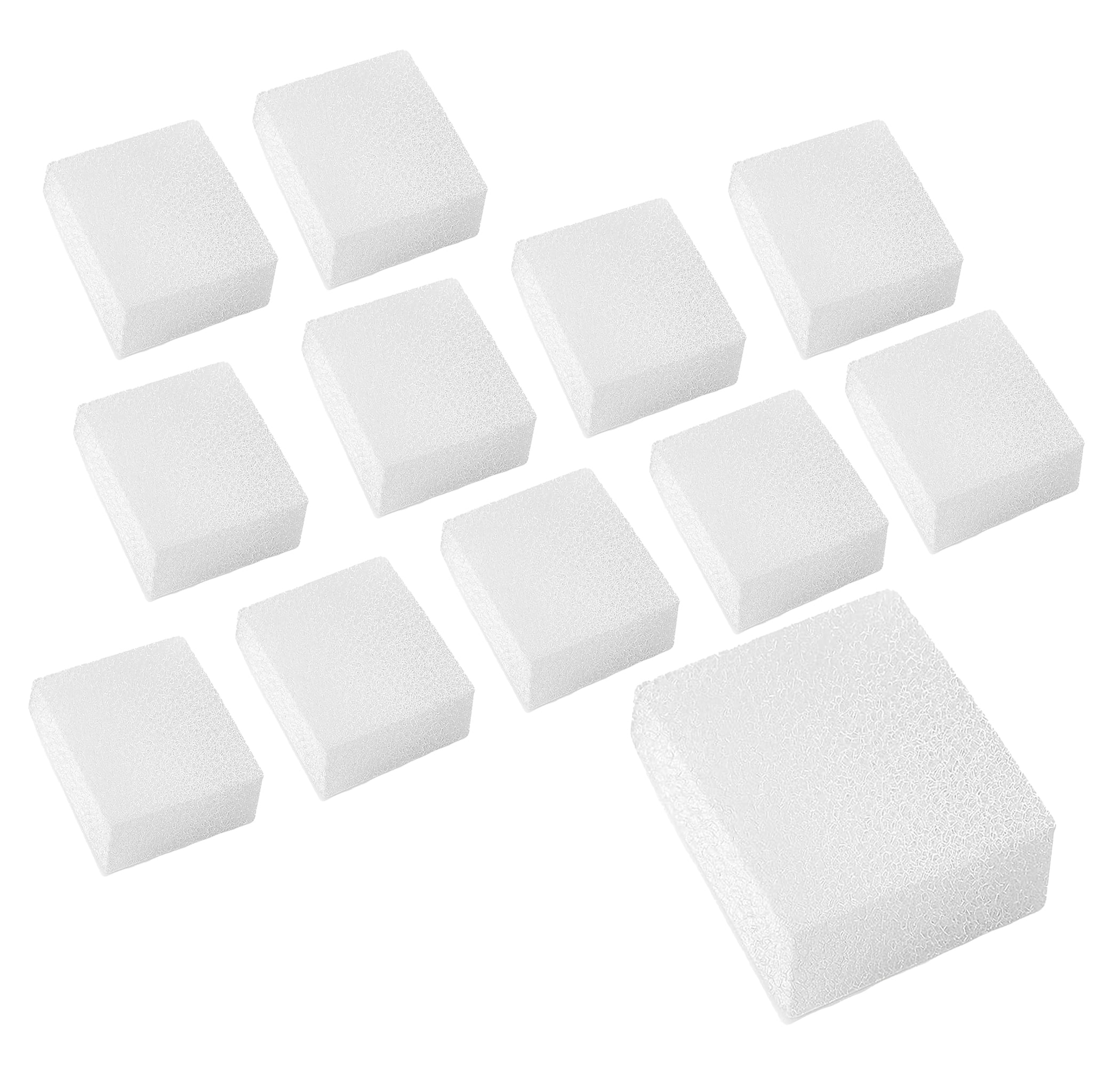 Delapan 12 Replacement Pre-Filter Sponges Fit for 67oz/2L Pet Cat Water Fountain Dog Water Bowl Dispenser