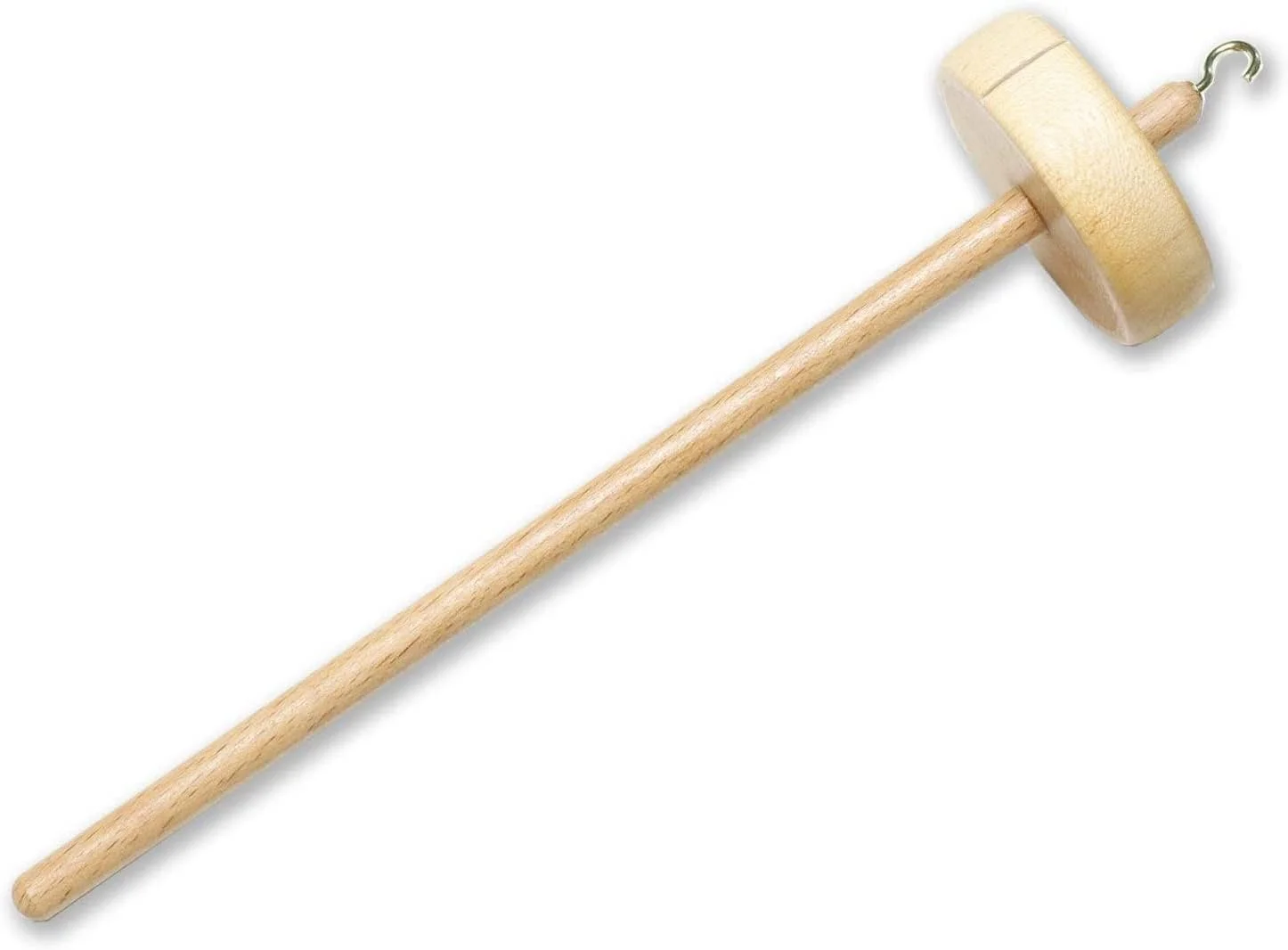 Drop Spindle Maple Top Whorl Spinning Smooth Finish 10