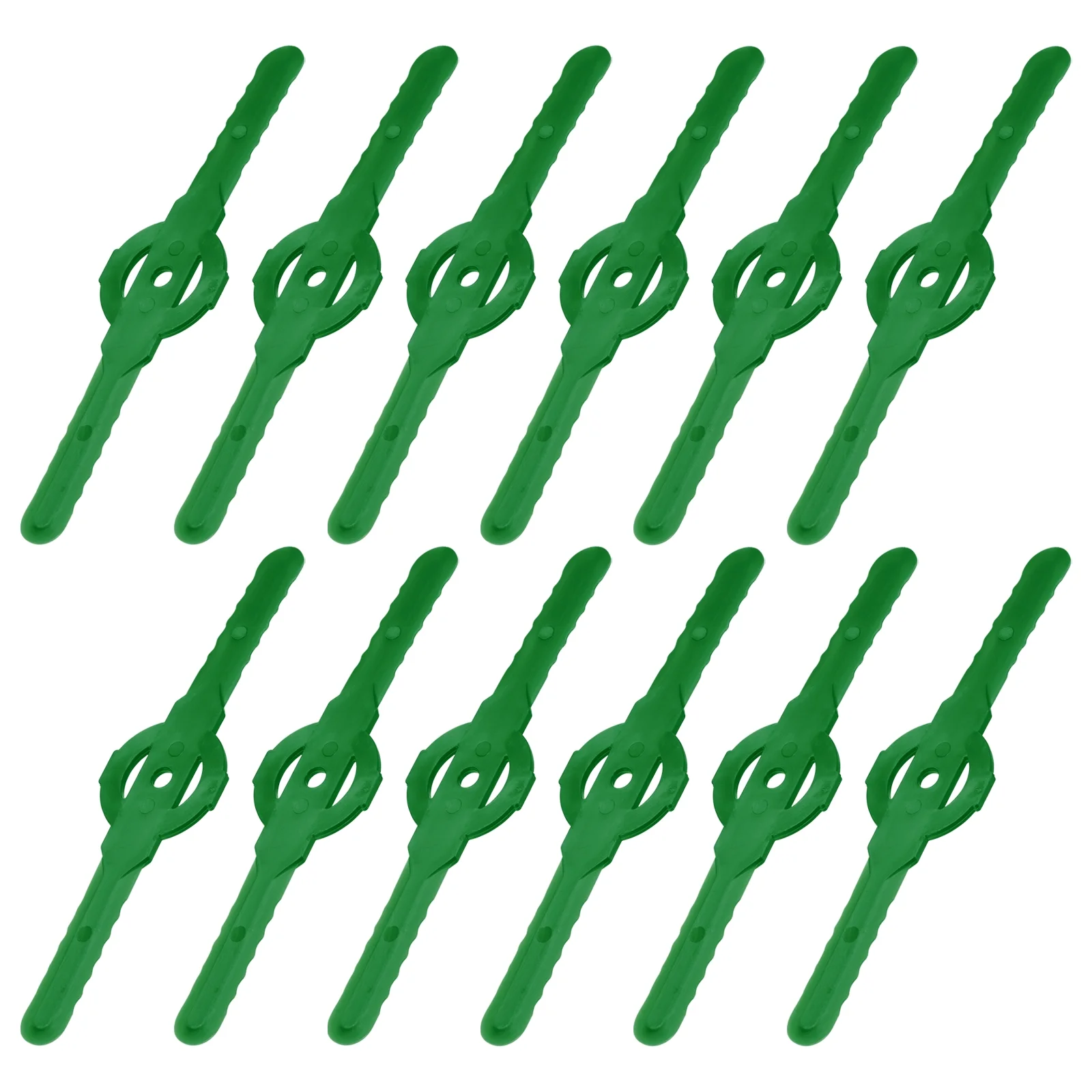 Uxcell String Trimmer Head Blades Replace, 36Pack Plastic Lawn Mower Weed Blades Green
