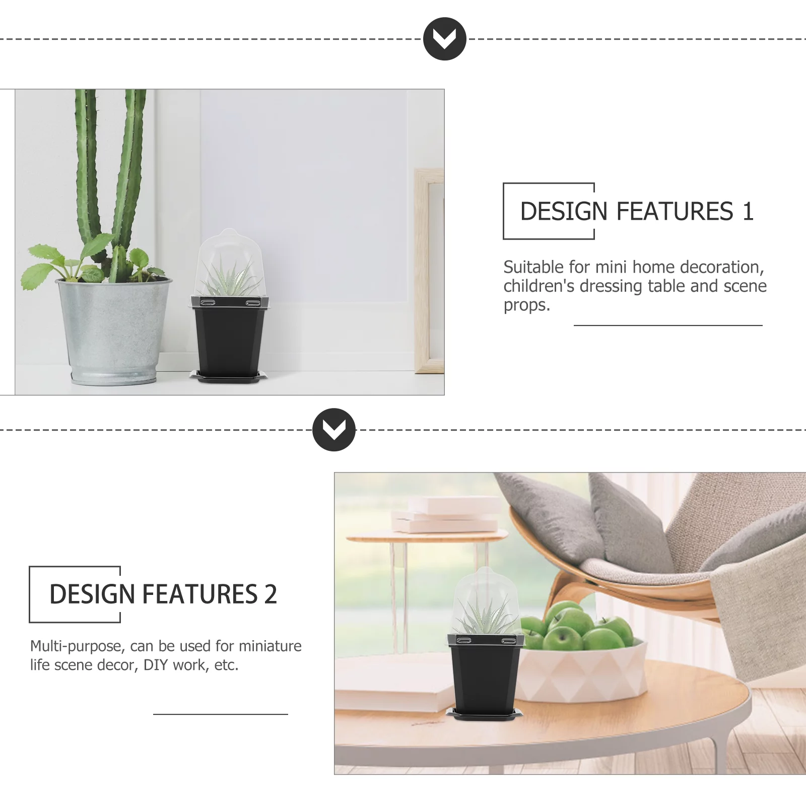 10 Sets Nursery Stuffed Flower Pot Seedlings Pots Containers Orchid Small Plastic Plant Garden Planting Abs