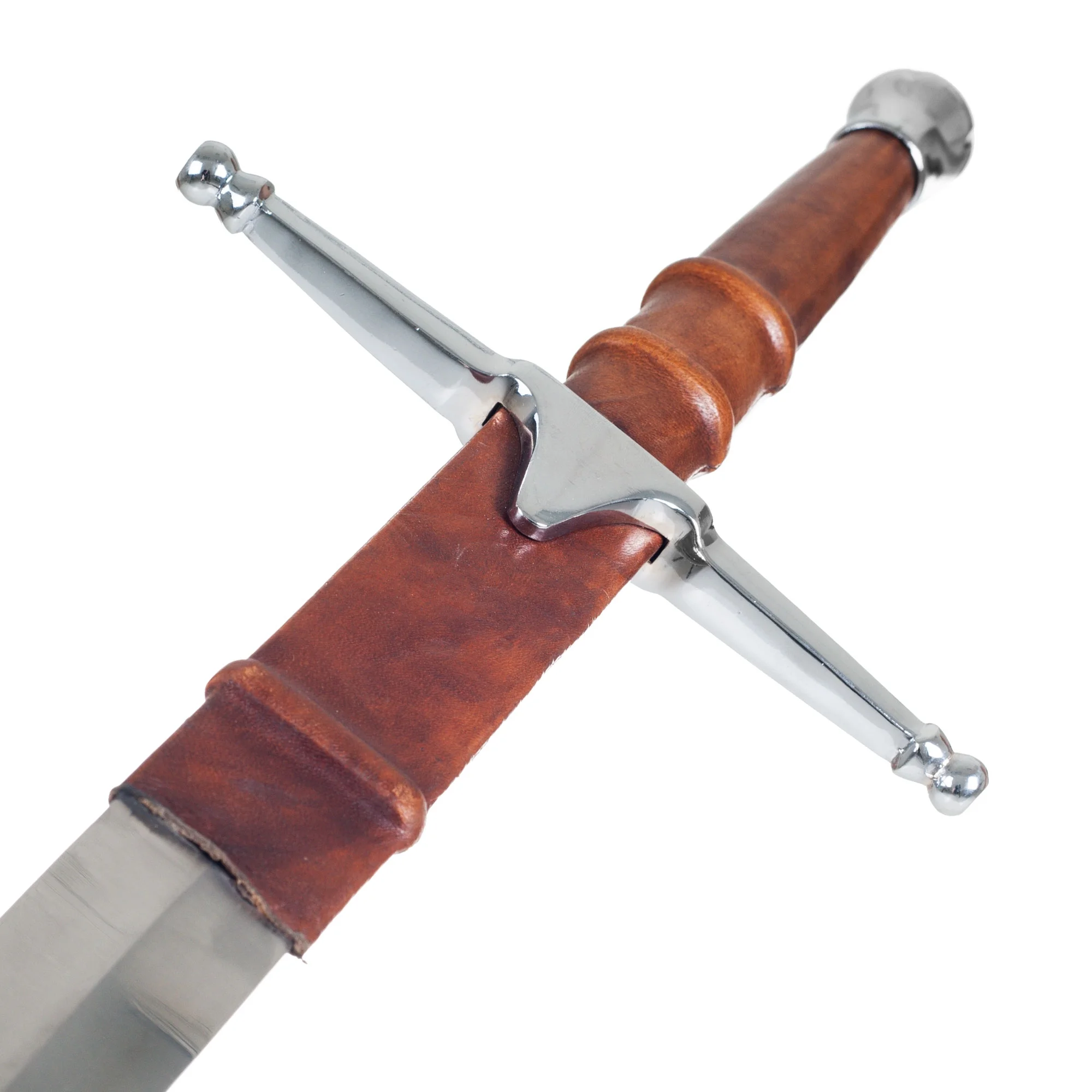 Whetstone William Wallace Replica Medieval Sword from Braveheart with Sheath Silver