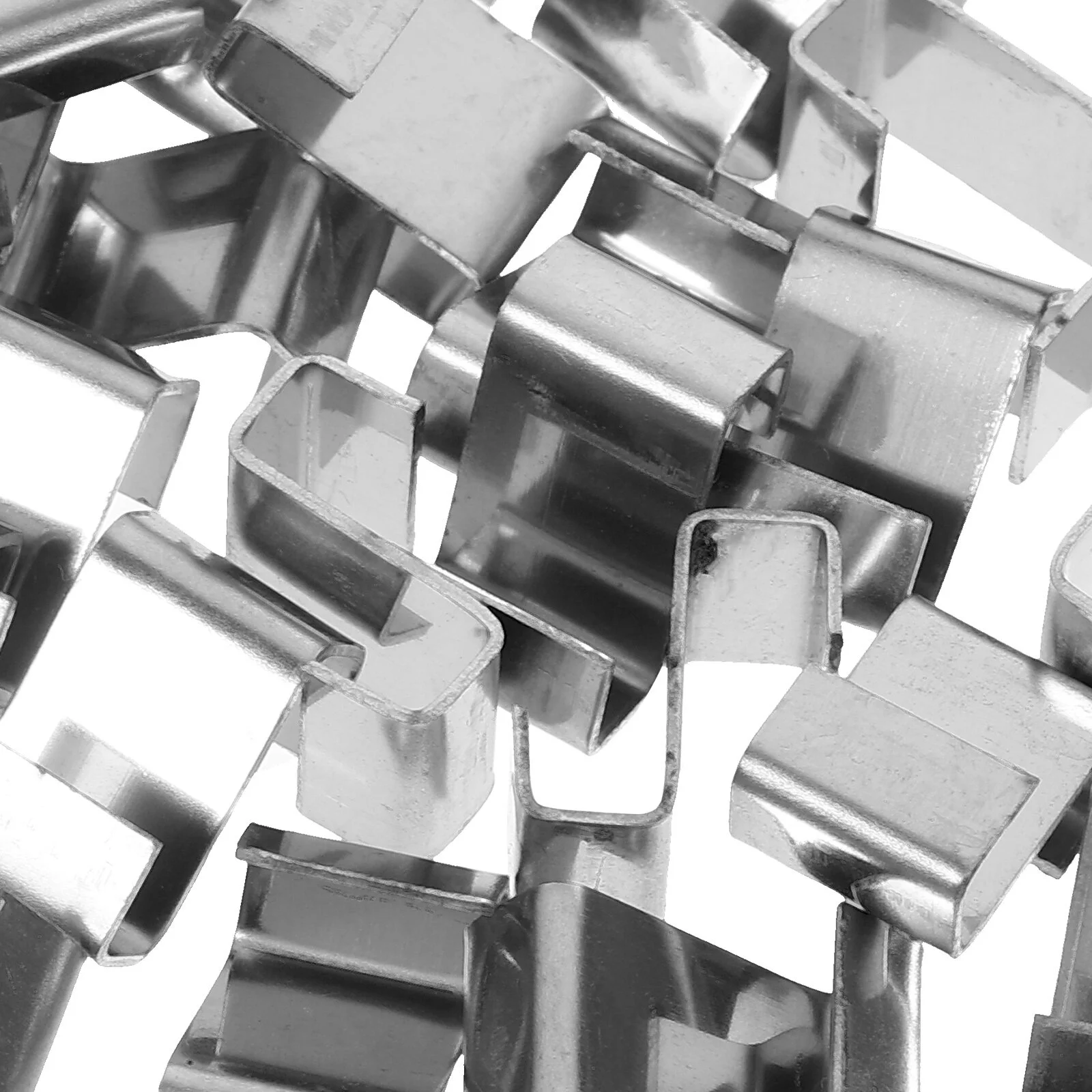 Jibingyi 25 Pcs Glazing Clips Greenhouse Z Clips Stainless Steel Fixing Clips Metal Holding Clips