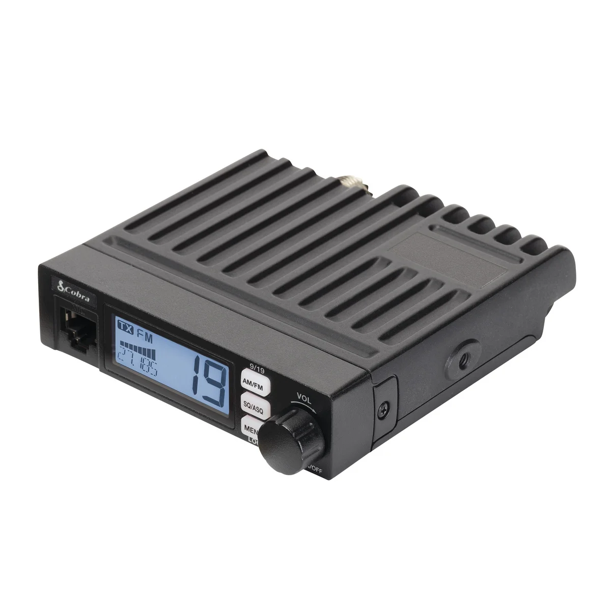 Cobra 19 ULTRA 6 AM/FM Recreational CB Radio, Ultra-Compact Full Featured, 40-Channels (New)