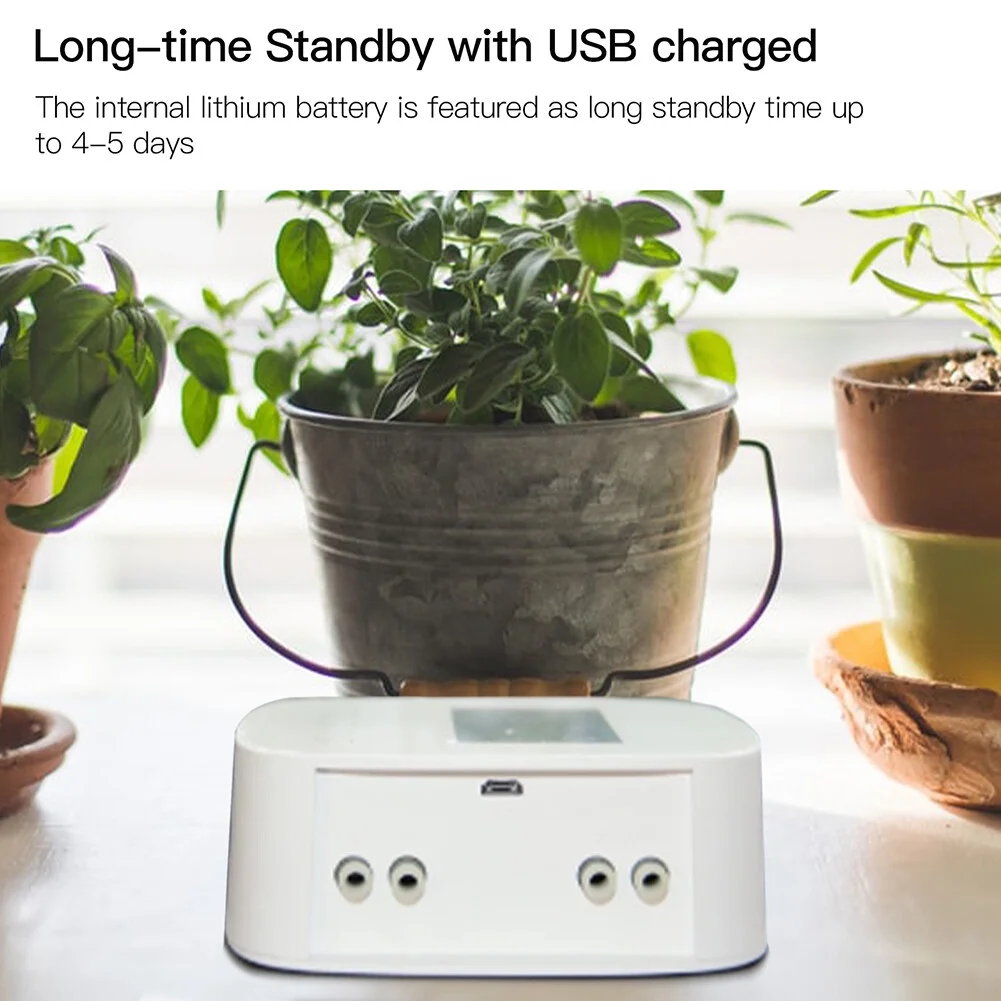 Irrigation , Wifi Water With Solar Panel Compatible With Voice -drip With Solar Panel Compatible With Adben Iuppa Dsfen Water Lit -drip Havou Water