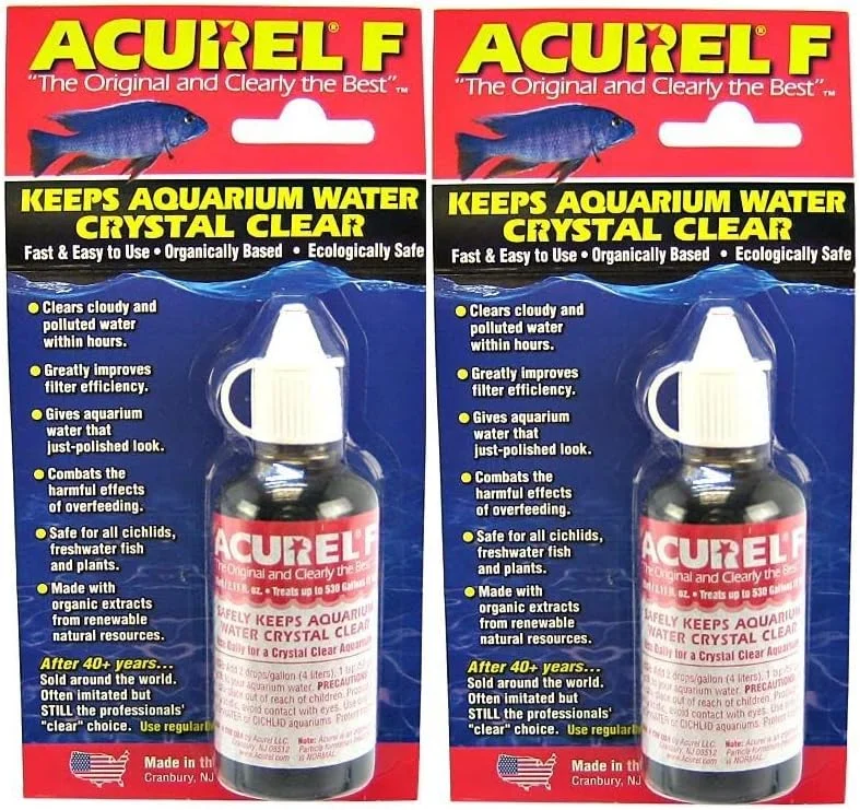 Acurel F Aquarium Clarifier (50ml, Pack of 2) 50 ml
