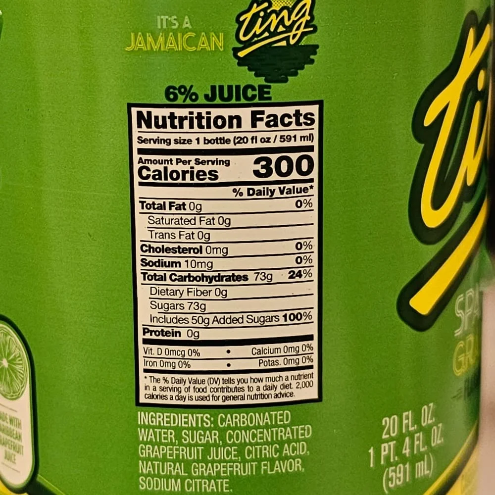 Grapefruit Ting 20 Fl Oz Bottles