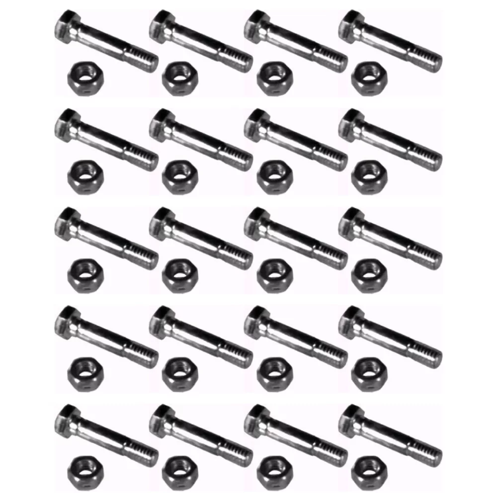 (20) Shear Pins & Bolts fits Craftsman 88289 Fits Rotary 8627 Fits Stens 780-043