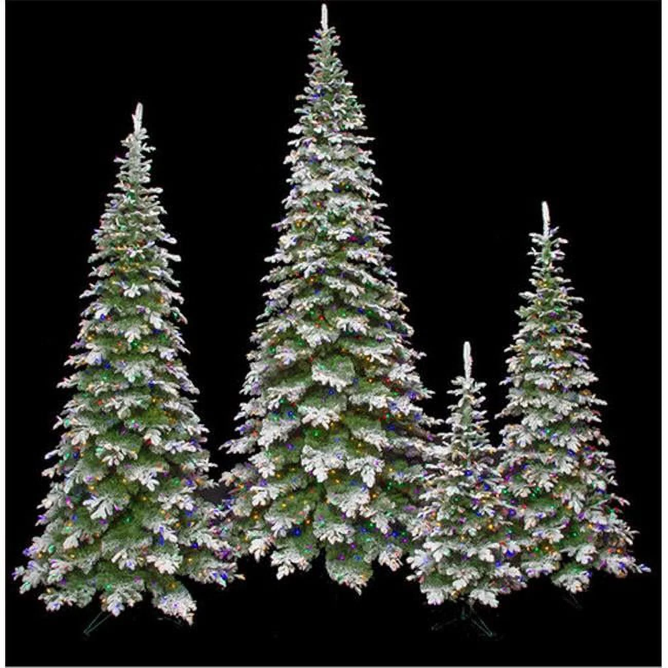 7.5 ft. Flocked Sitka Spruce Tree