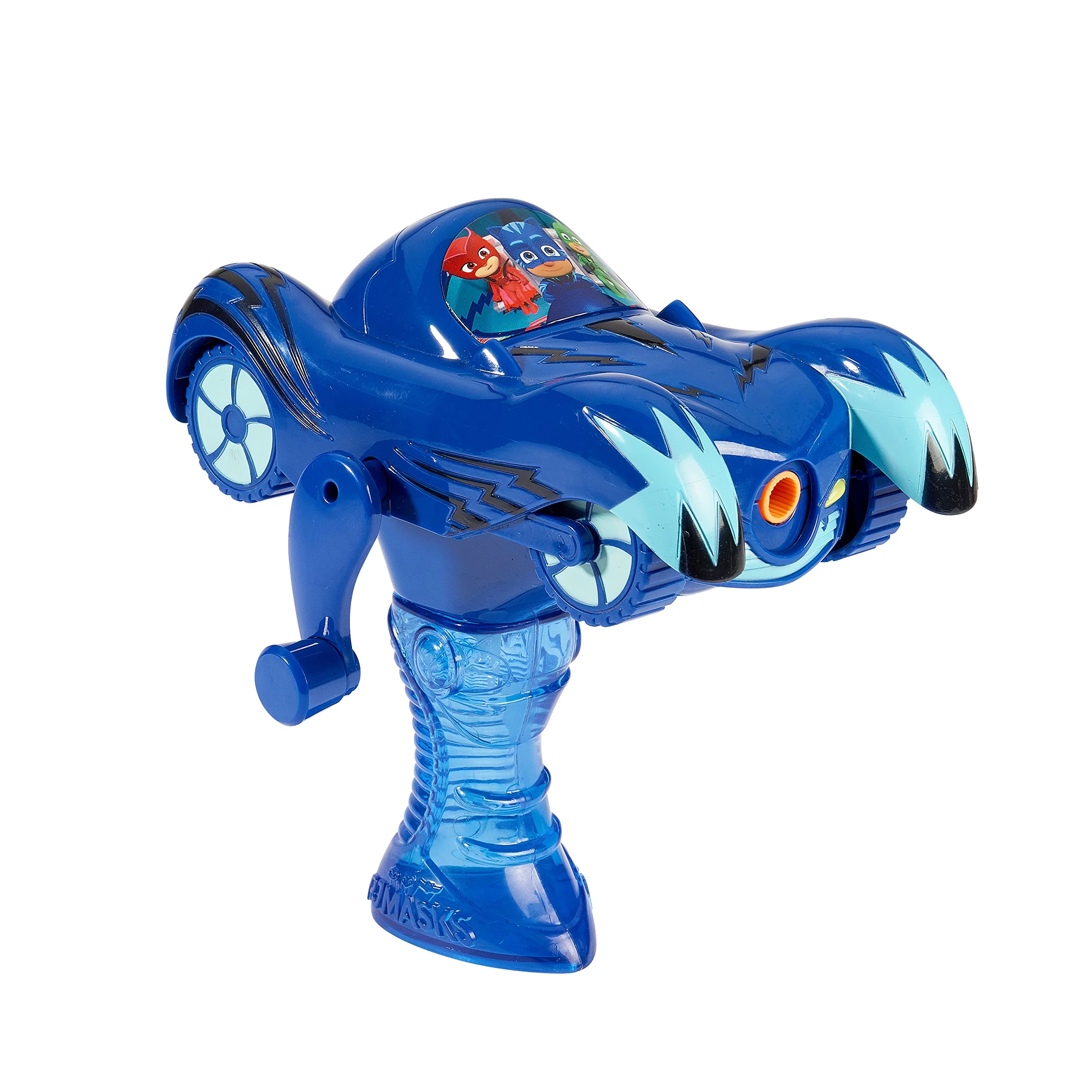 Little Kids PJ Masks Catboy Cat-Car Bubble Blower Vehicle with 4oz of Bubble Solution Toy, Blue
