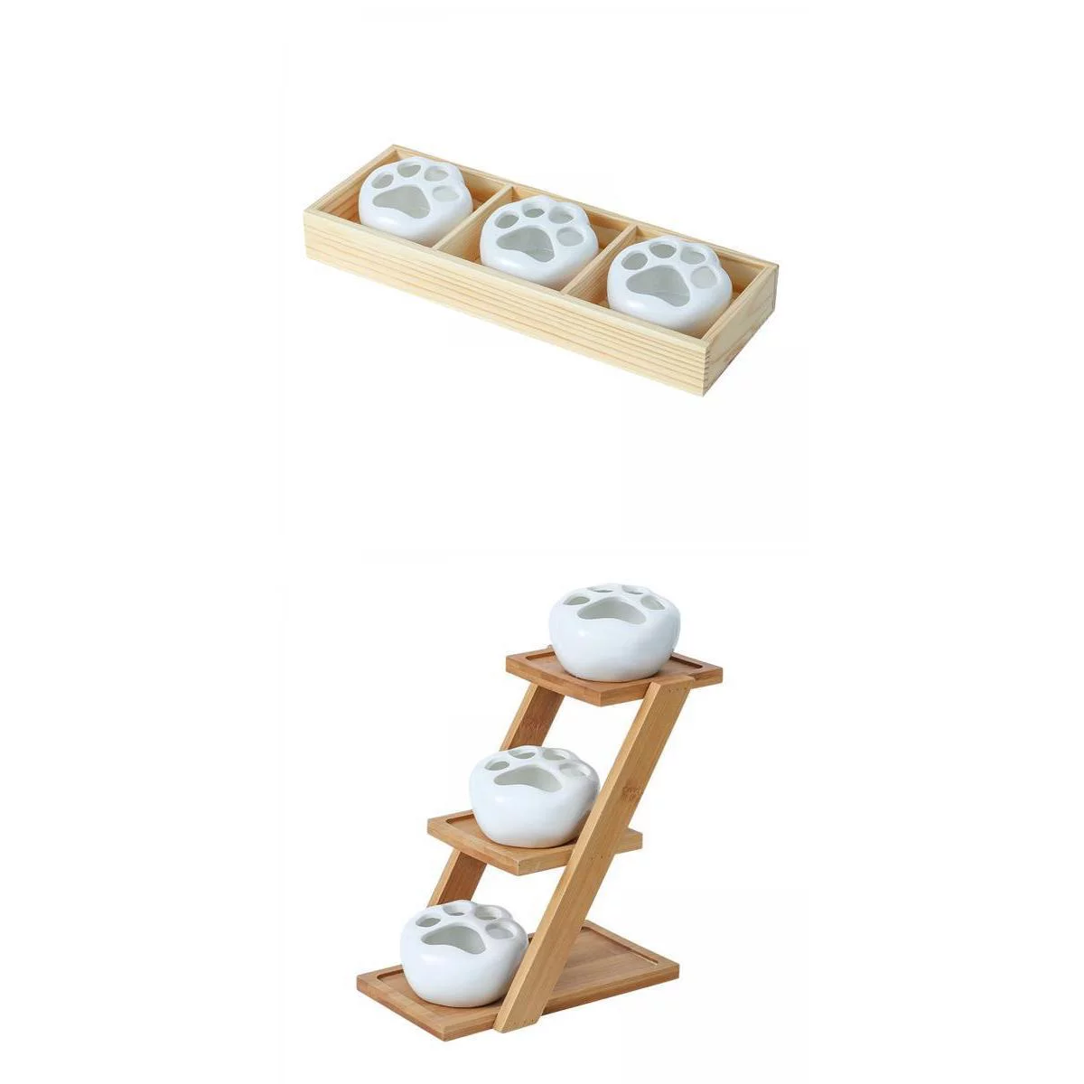 6pcs Succulent Plant Pot Planter Bonsai Holder Outdoor Desk Yard Patio Decoration