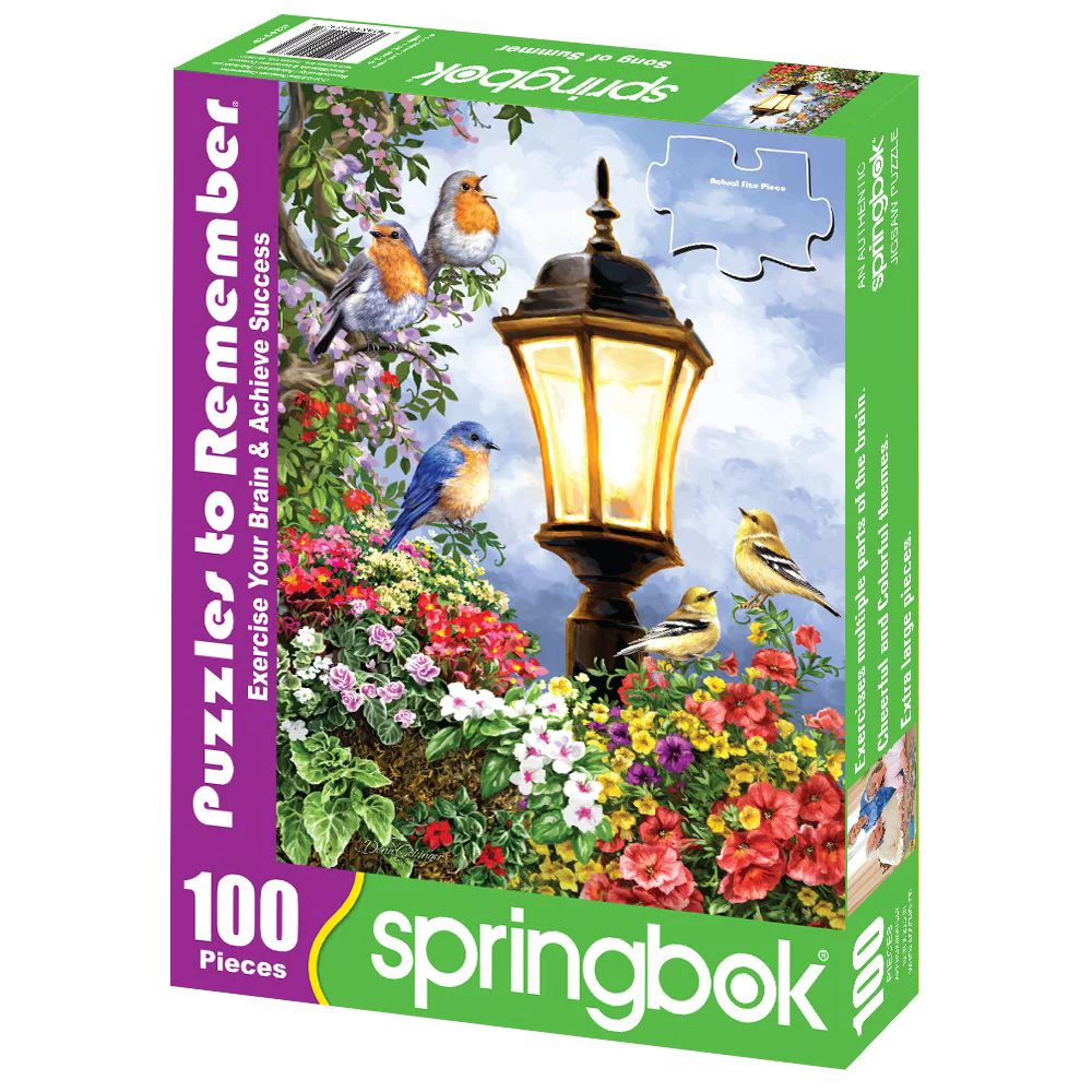 Springbok's 100 Piece Jigsaw Puzzle Song of Summer - Made in USA