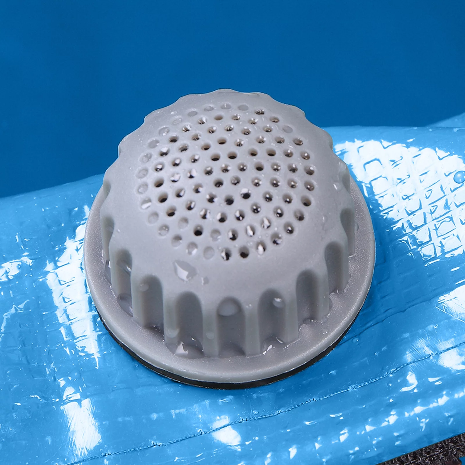 100 Gal. Blue Folding Rain Barrel Water Collector with Spigot and Overflow Valve - Eco-Friendly Yard Watering Solution for Homeowners