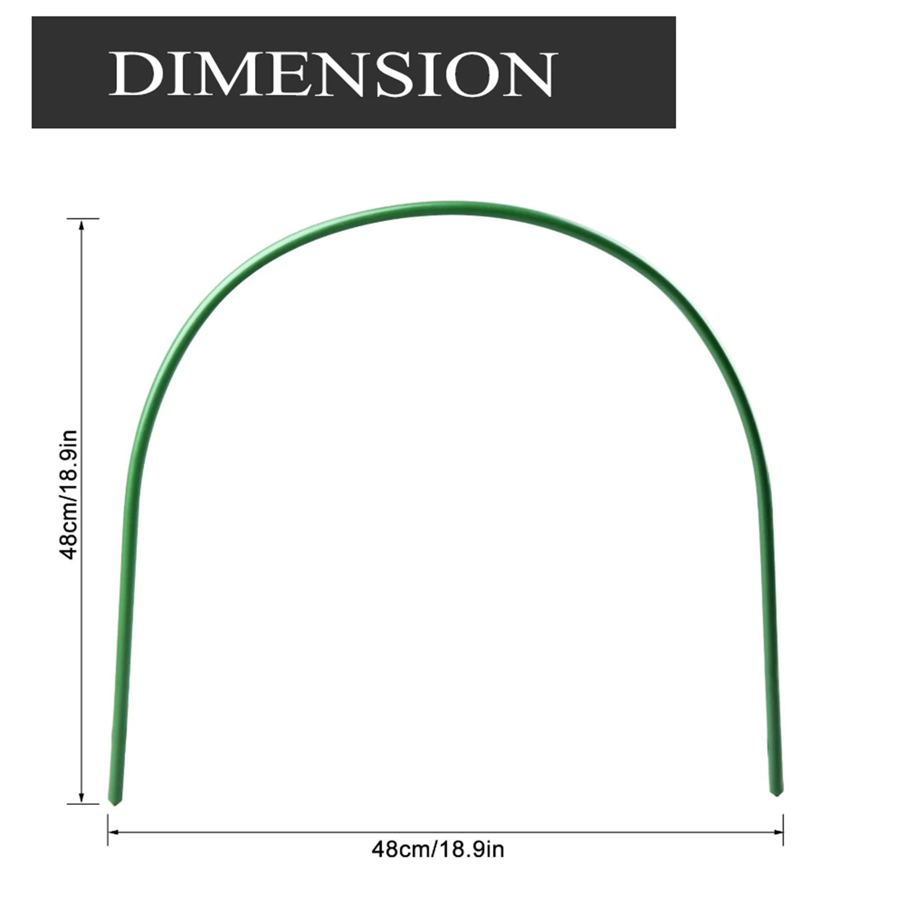6 Pcs Greenhouse Hoops