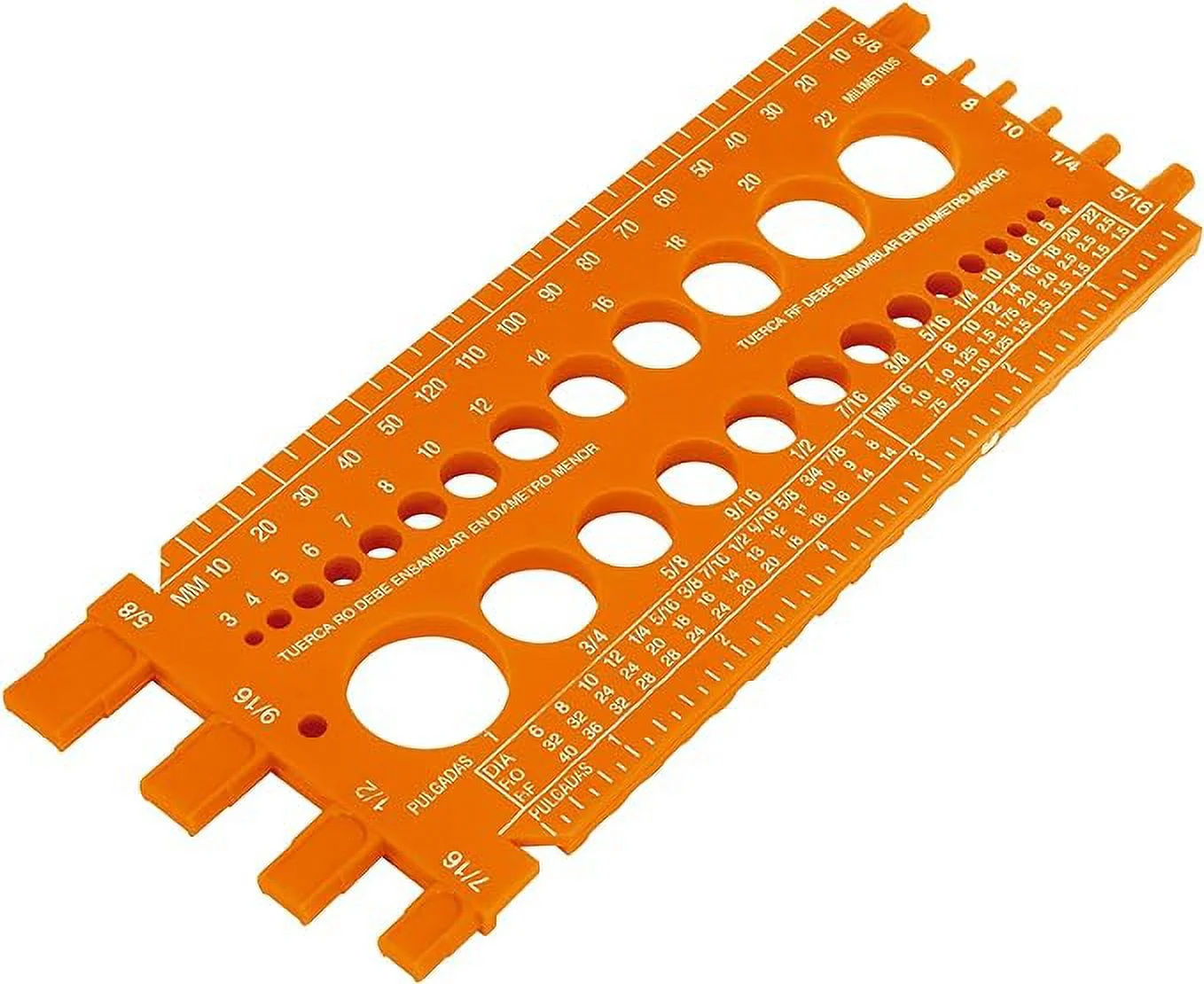 TRUPER REGLA-22 Bolt Size-it Gauge