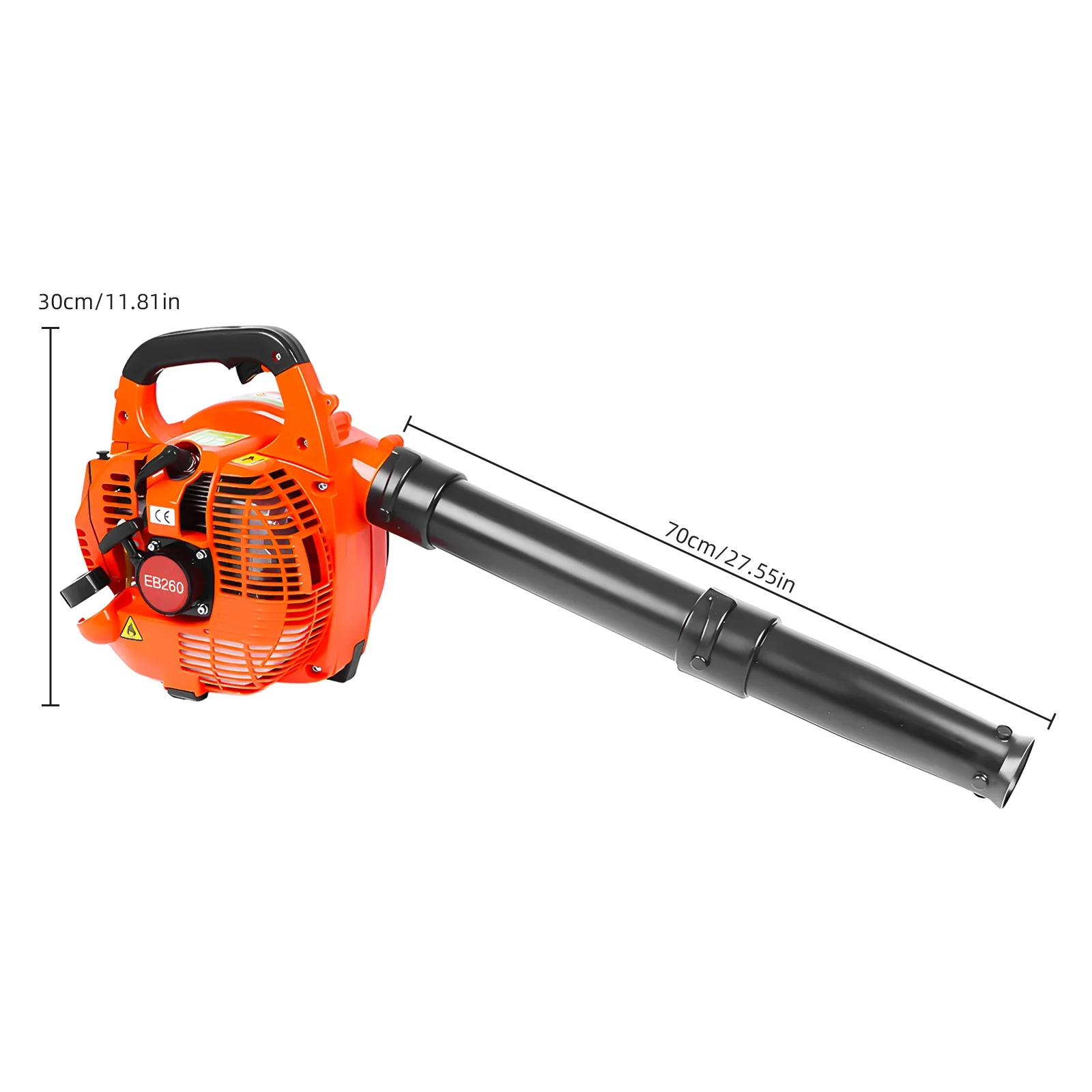 Carevas Leaf Blower,275.45cfm Air 0.65l OilBlower Snow Blower Debris And Driveway Leaves 275.45cfm Airblower Lawn Driveway 25.4cc 275.45cfm Handheld Blower Wind Dazzduo Nebublu Oilblower