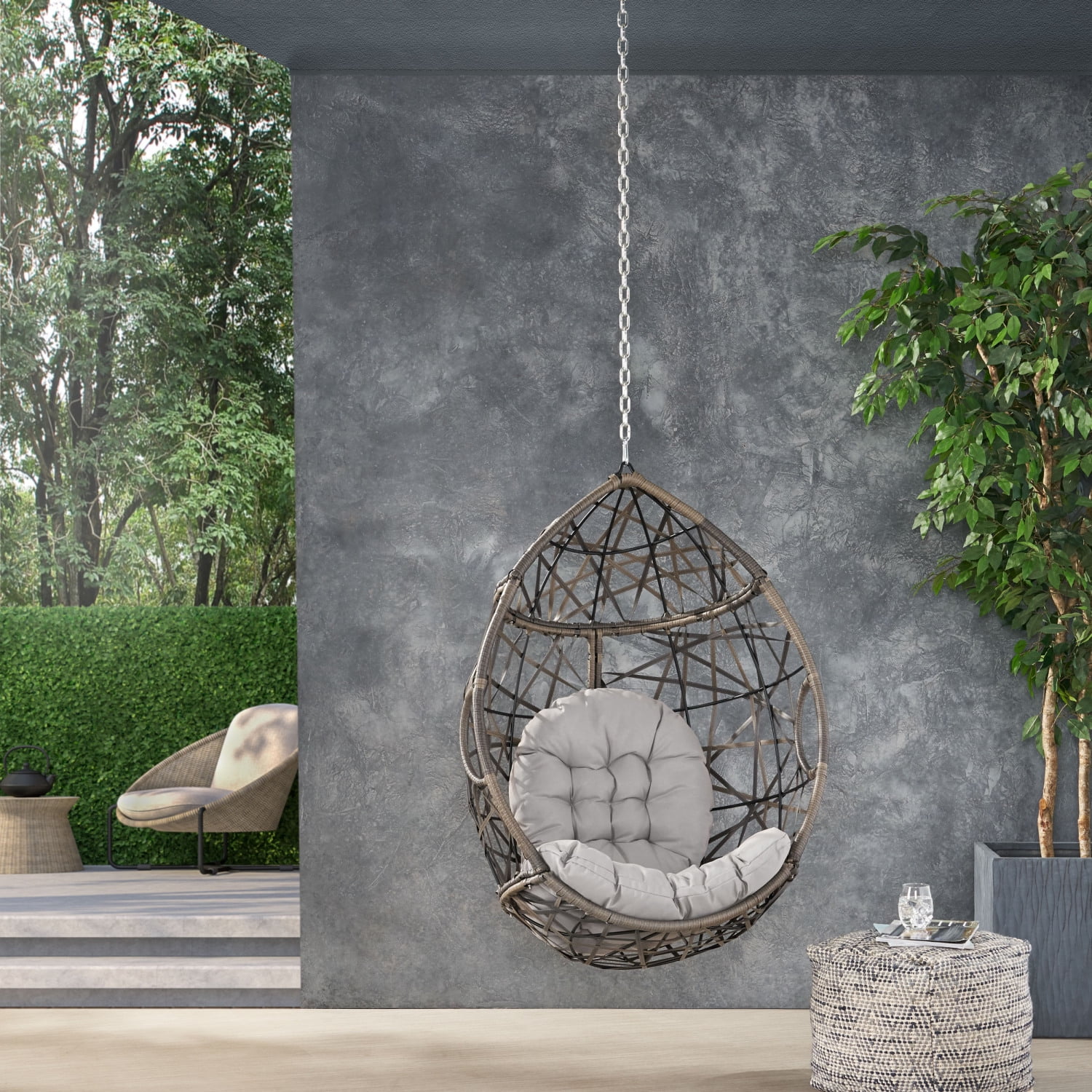 LOS ALAMITOS HANGING CHAIR WITH 8FT CHAIN