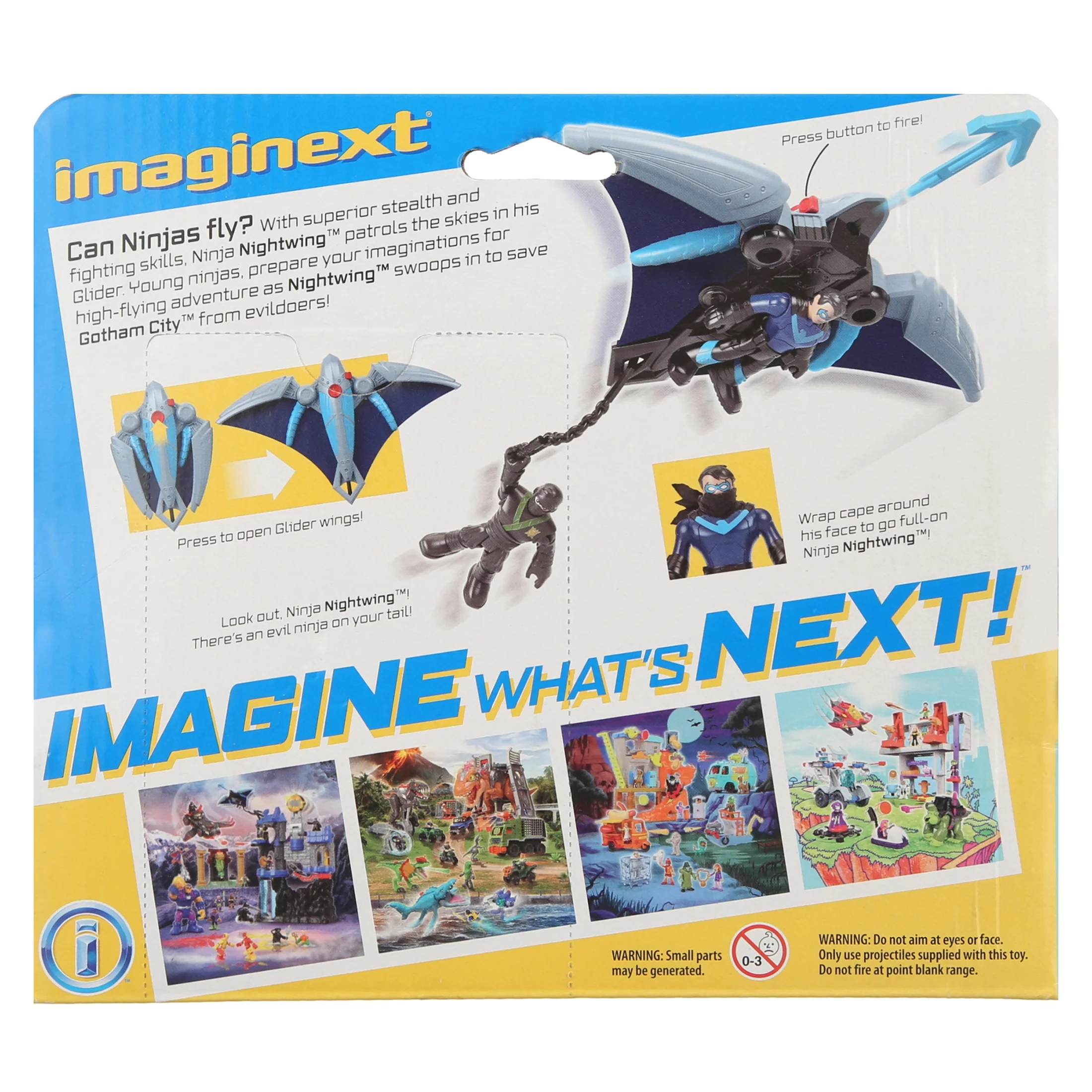 Imaginext DC Super Friends Ninja Nightwing & Glider Action Figure Sets