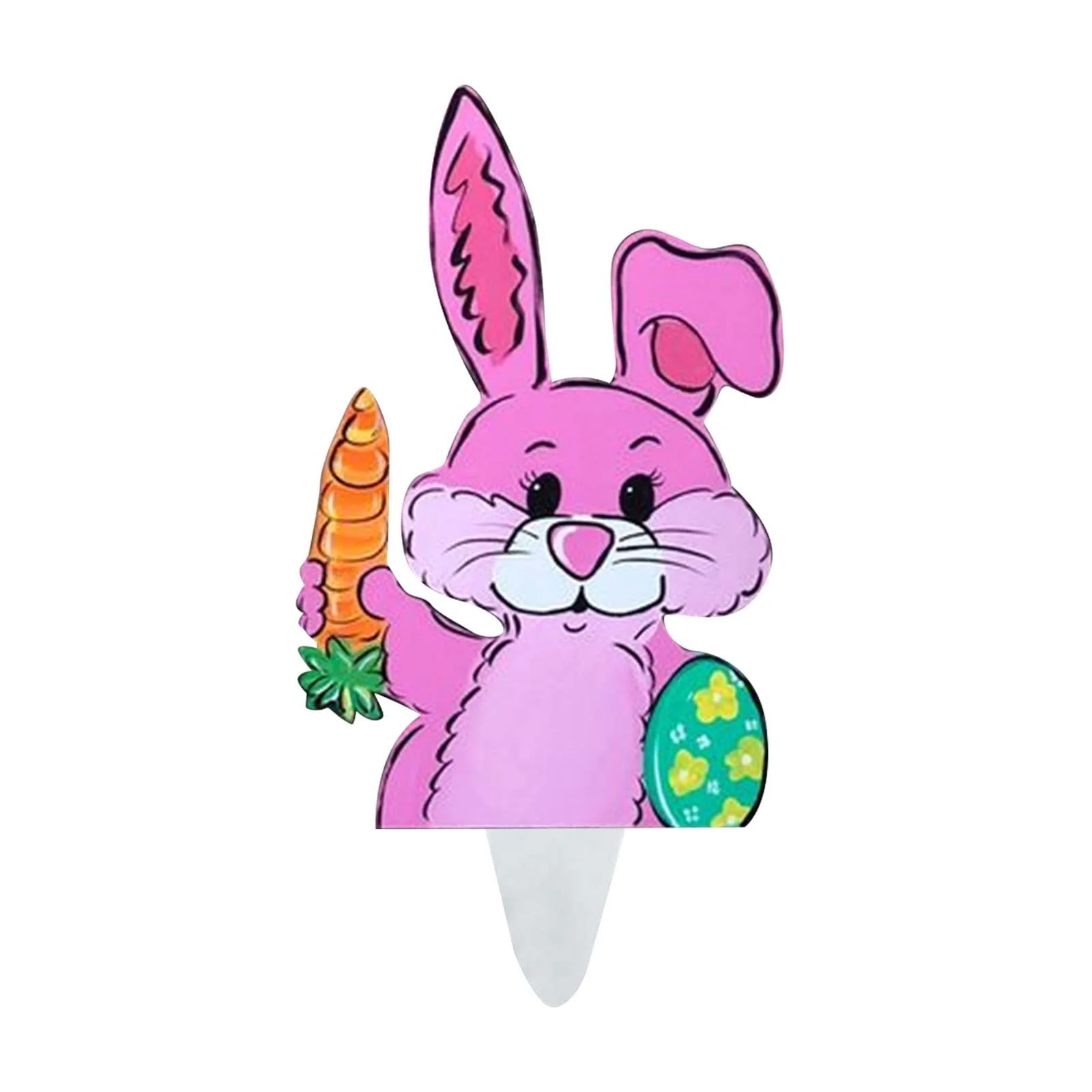 iju7gthy Gardening Supplies Pots 4th of July Indoor Easter Bunny Groundration Ground Plug Gardenration Insert Ornaments Garden Woodenration for Easter Scene Layout