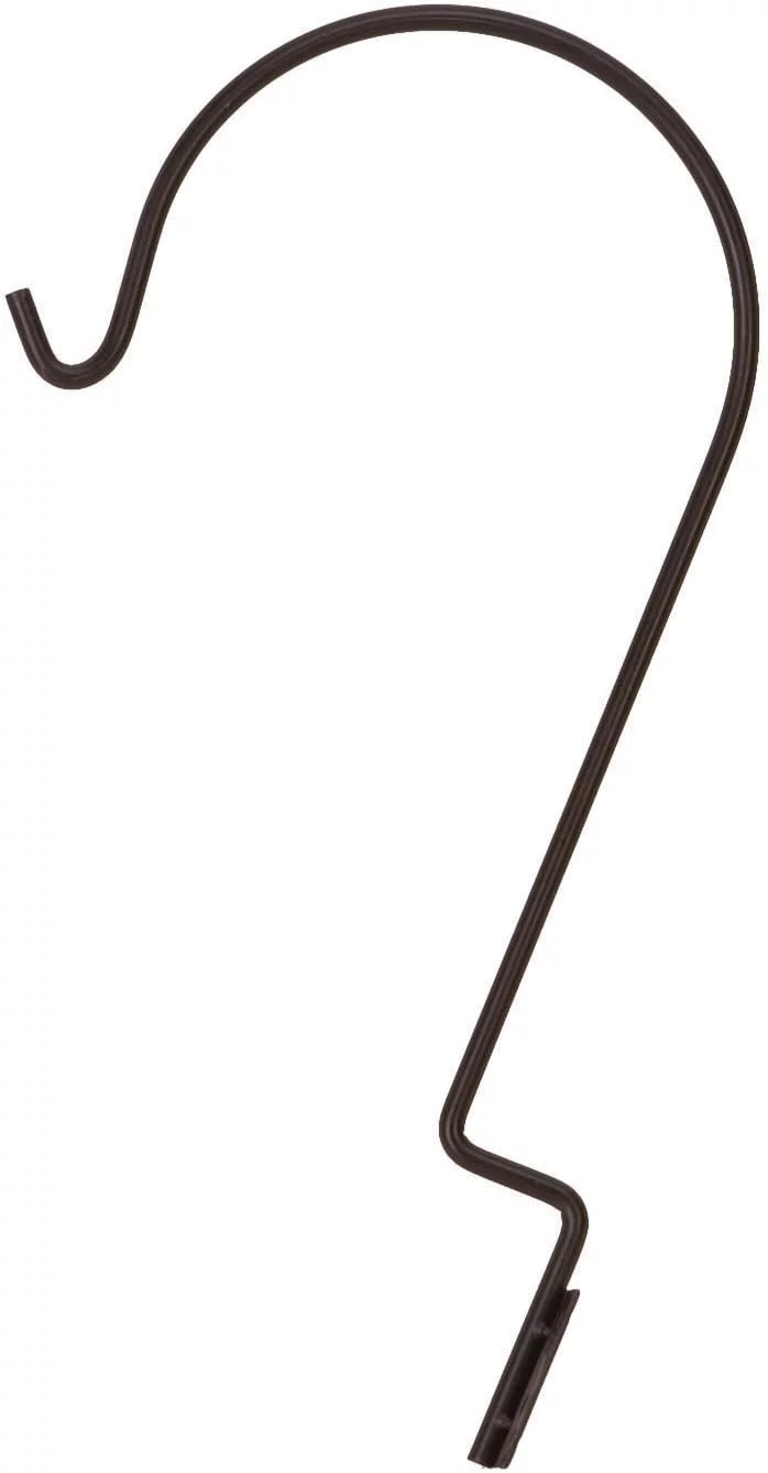 89035 Deck Hanger Hook, Black, 12-Inch