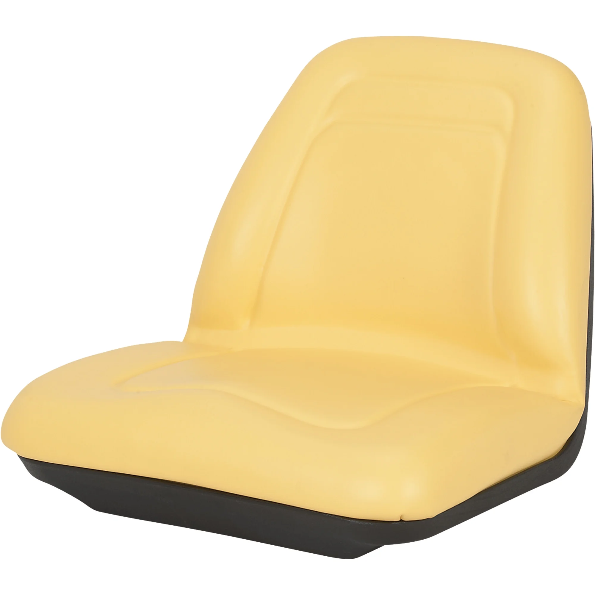 A & I Deluxe Mid-Back Utility Lawn Mower Seat - Yellow, Model# TM555YL