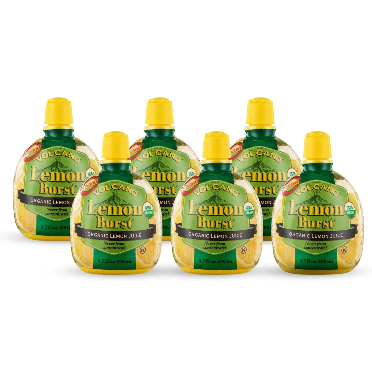 Organic Lemon (Juice) , 6.7-Ounce Containers (Pack of 6)