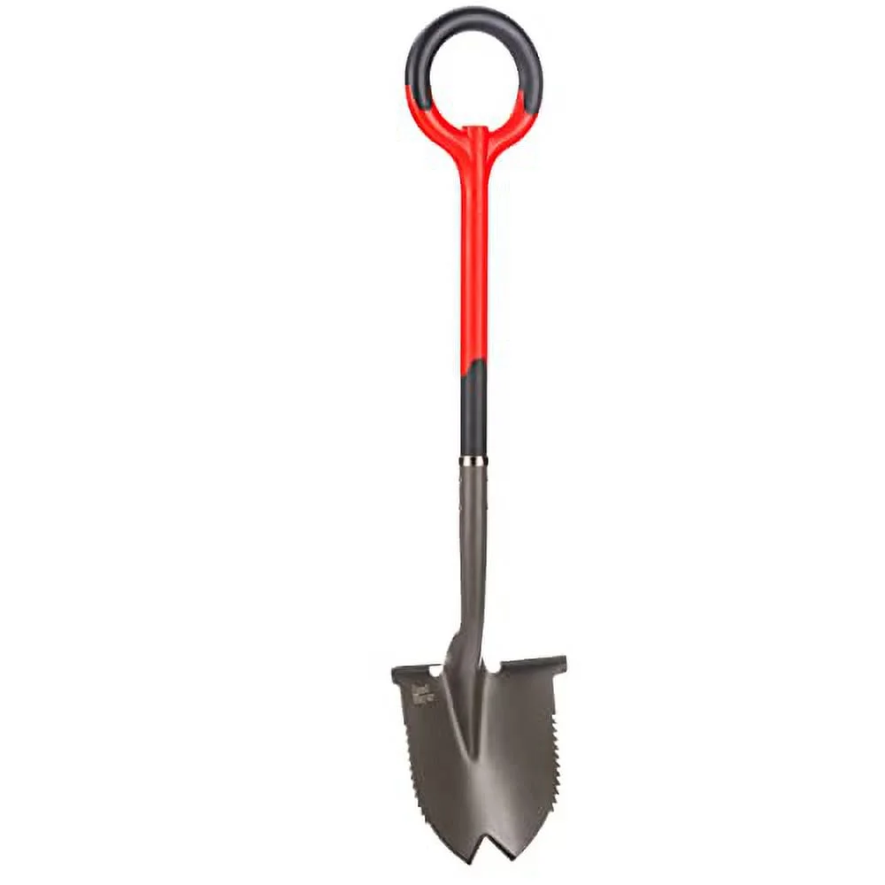 Round Head Shovel, Red