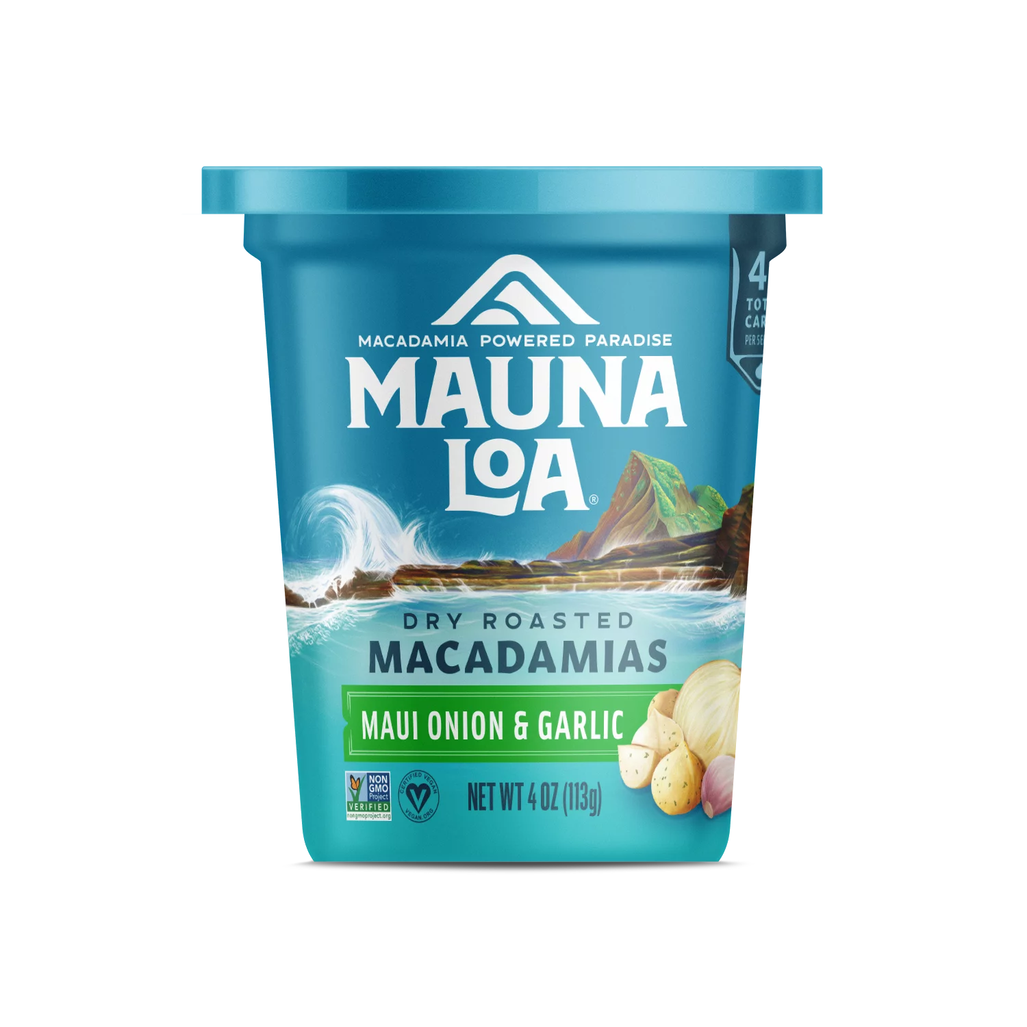 Mauna Loa Maui Onion and Garlic Macadamia Nuts, 4 oz
