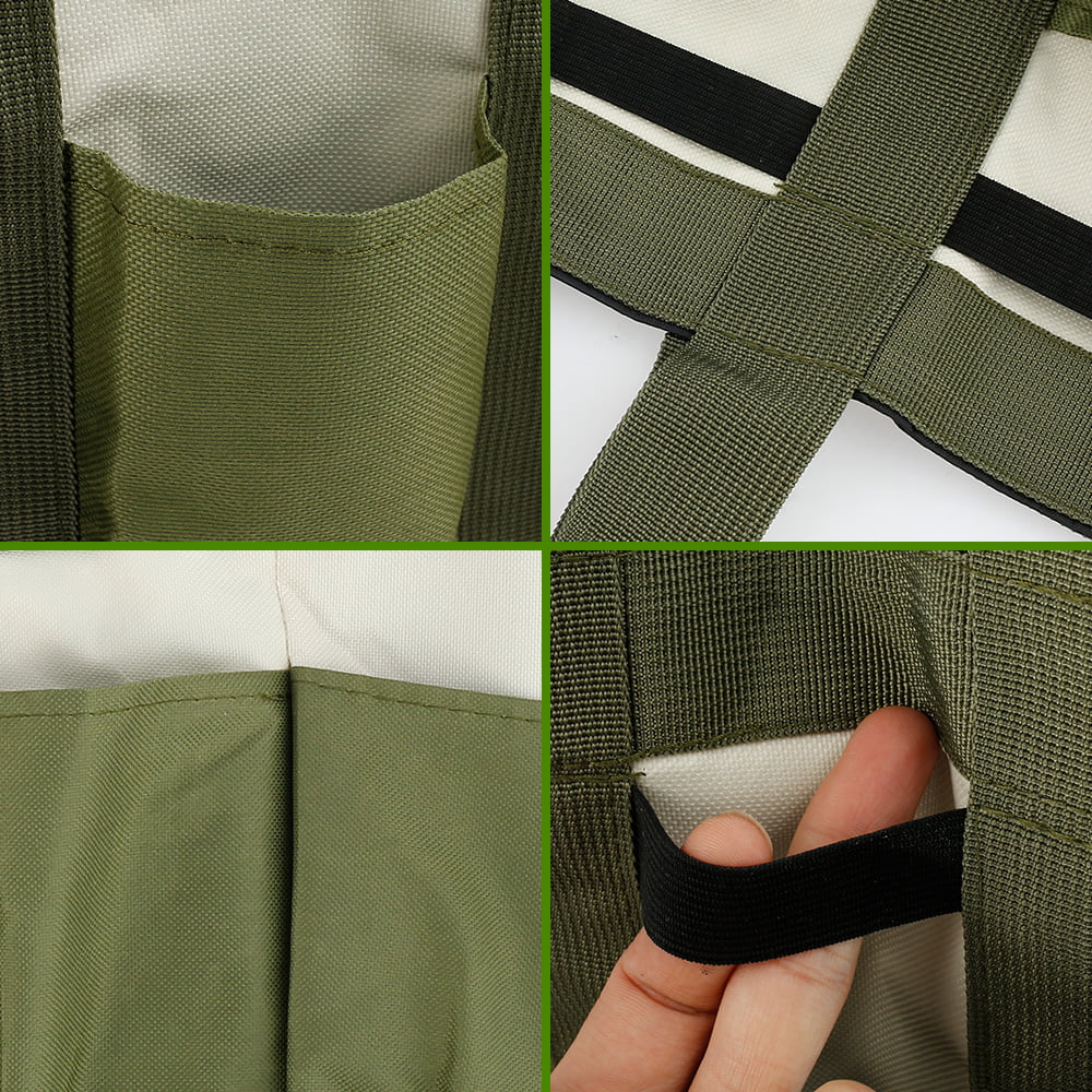 Everso Garden Tote Tool Bags Gardening Bag Outdoor Multi Pocket Garden Tool Kit Holder Bag Compact Hand Tool Gardeners Storage Bag Tote Organizer