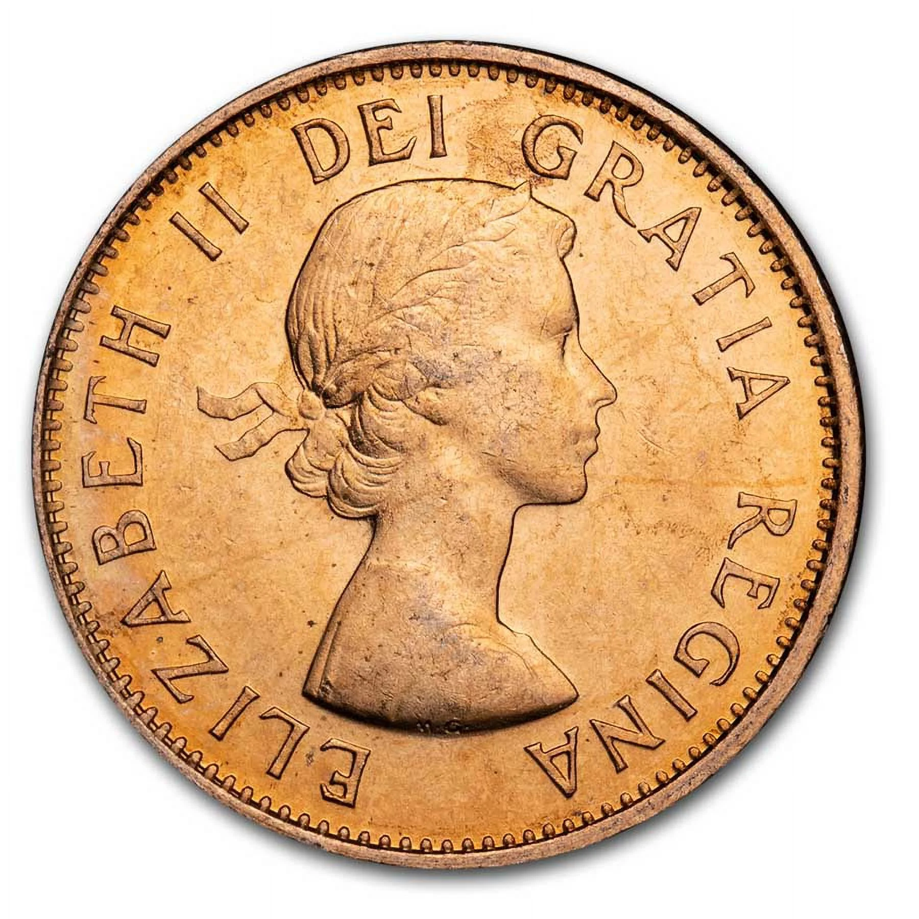 1965 Canada 50-Coin Roll Copper Cents BU (Red)