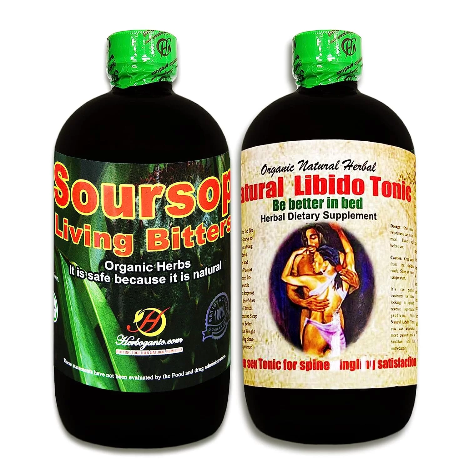 Herboganic Living Bitters (Soursop + Libdo 16 oz.)