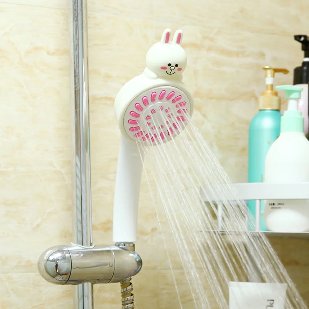 Cartoon Rabbit Shower Head Handheld Shower Sprinkler Bathroom Showerheads For Kids/Children/Girls/Boys