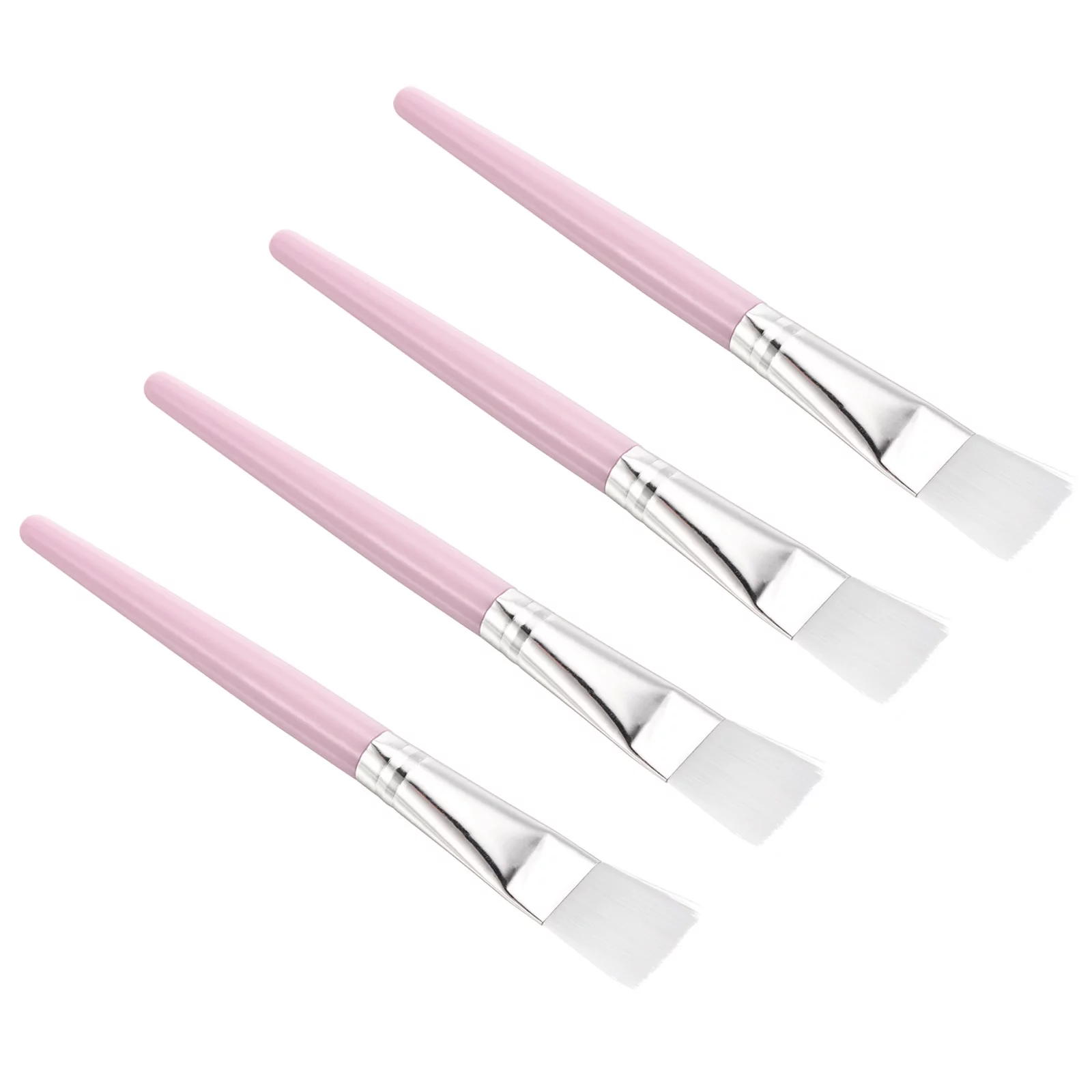 Uxcell Succulent Cleaning Brush 4Pack 152mm Gardening Tools Plant Brush for Garden Pink Handle