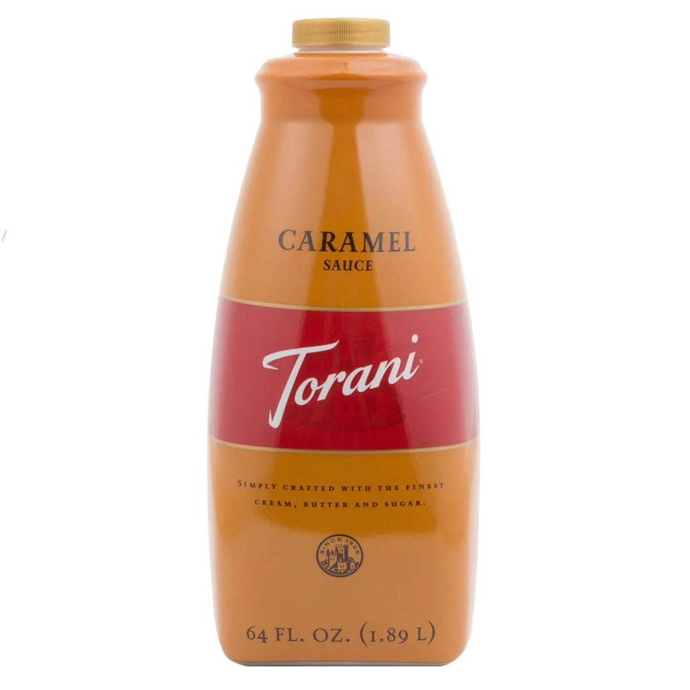 Torani Caramel Pure made Sauce - Bottle (64 oz
