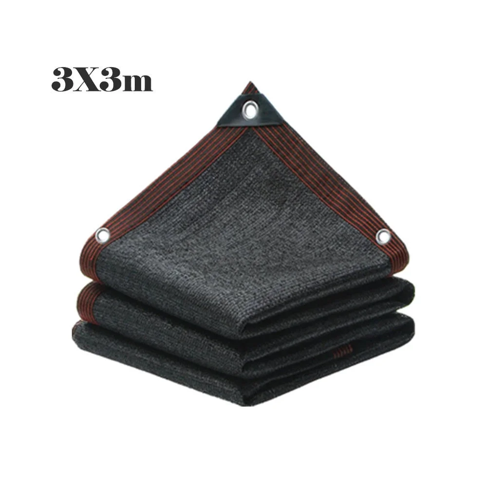 Garden Shade Fabric with Grommets 3x3m, Home Patio Outdoor Sun Protection Vegetable Greenhouse Greenhouse Chicken Coop Shade Mesh